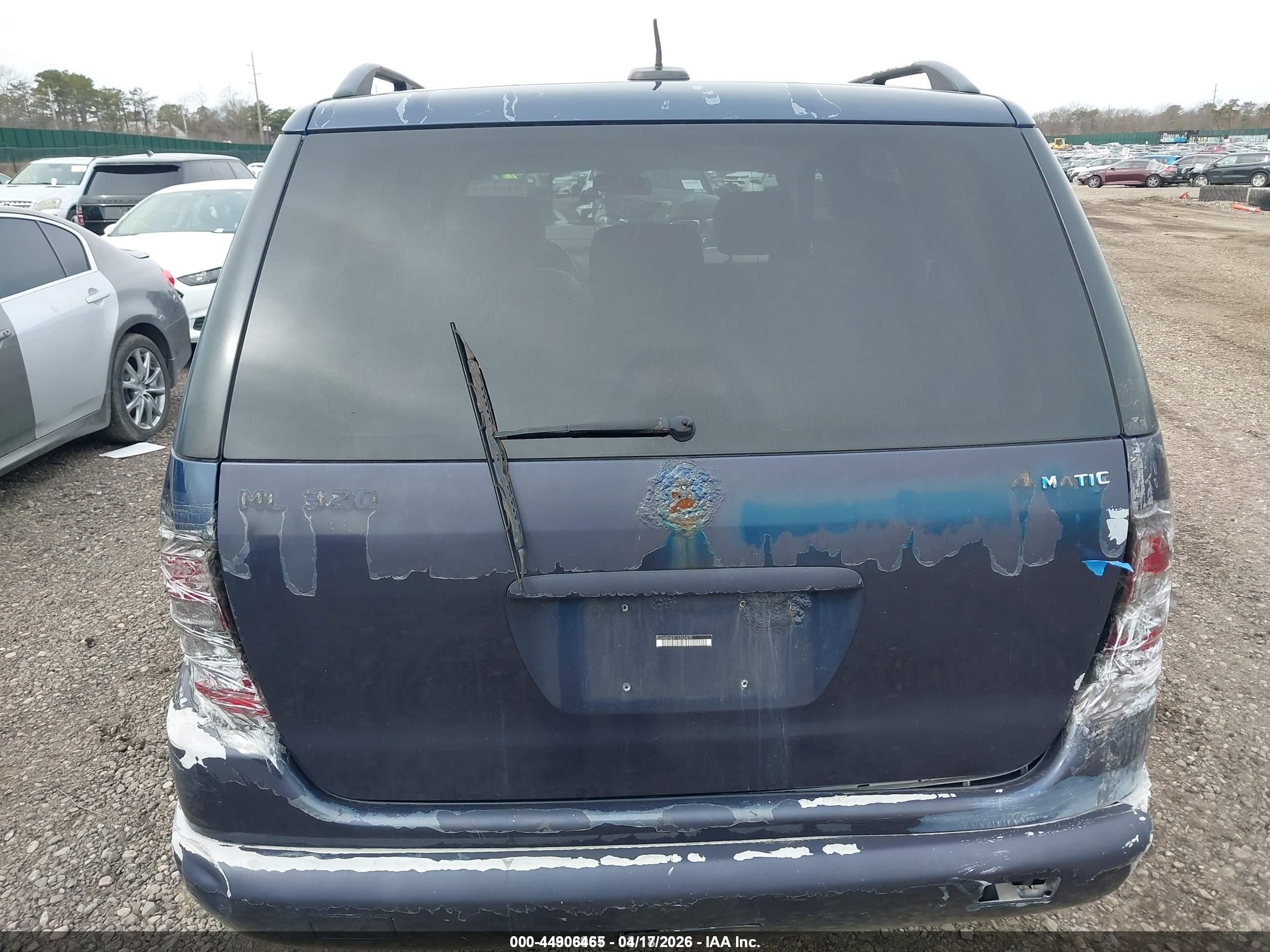2001 Mercedes-benz Ml 320   Blue vin: 4JGAB54EX1A265470