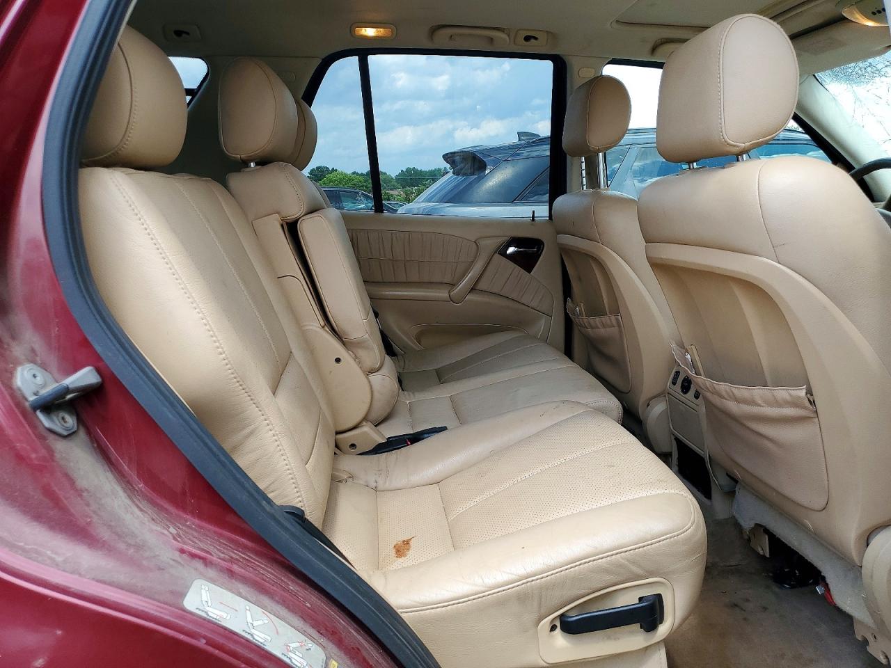 2002 Mercedes-benz Ml 320 Burgundy vin: 4JGAB54EX2A314555