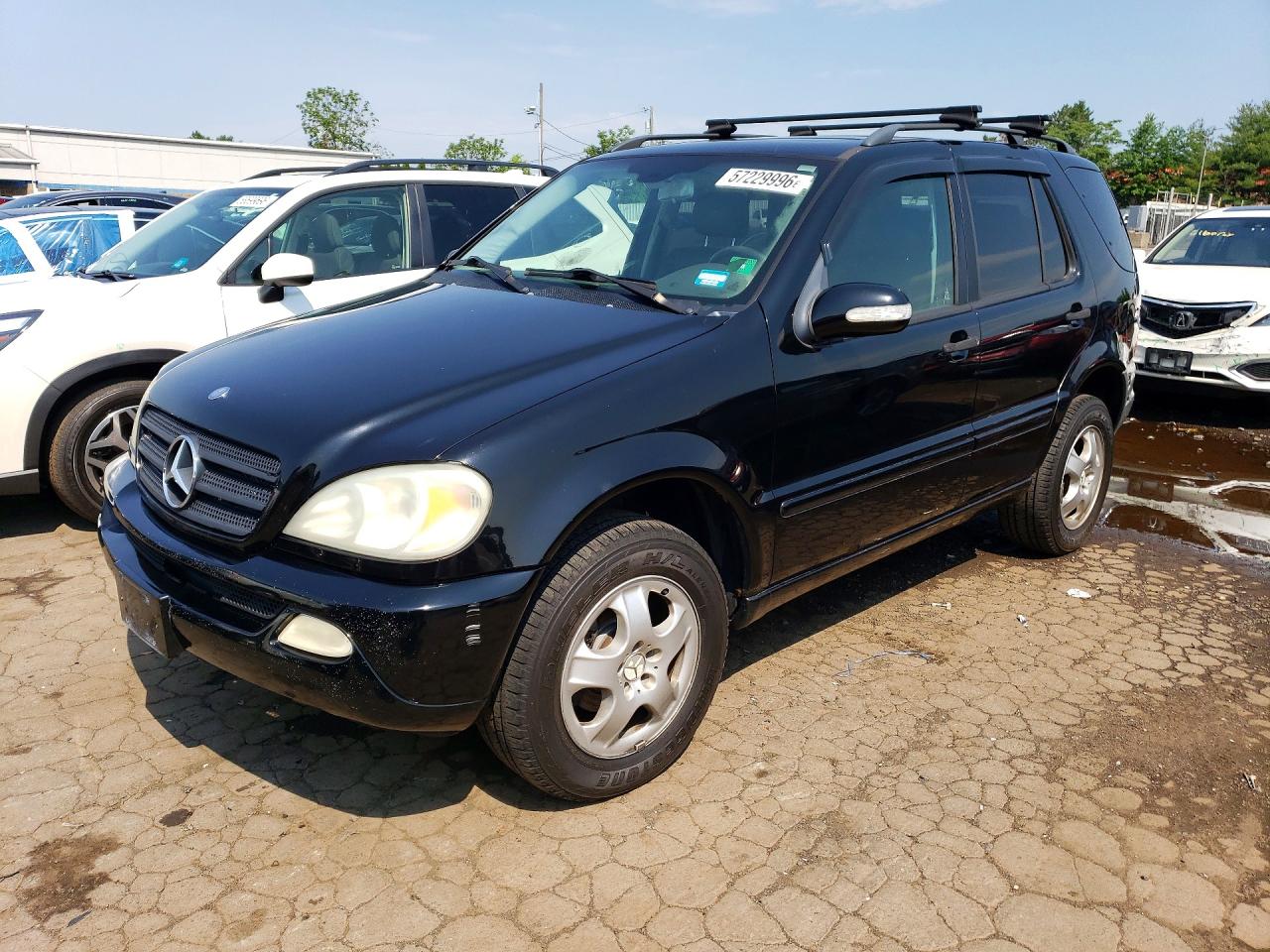 2003 Mercedes-benz Ml 320 Black vin: 4JGAB54EX3A382565