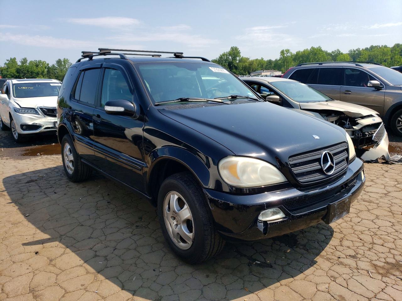 2003 Mercedes-benz Ml 320 Black vin: 4JGAB54EX3A382565