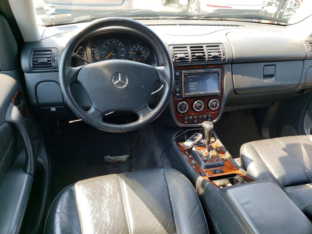 2003 Mercedes-benz Ml 320 Black vin: 4JGAB54EX3A382565