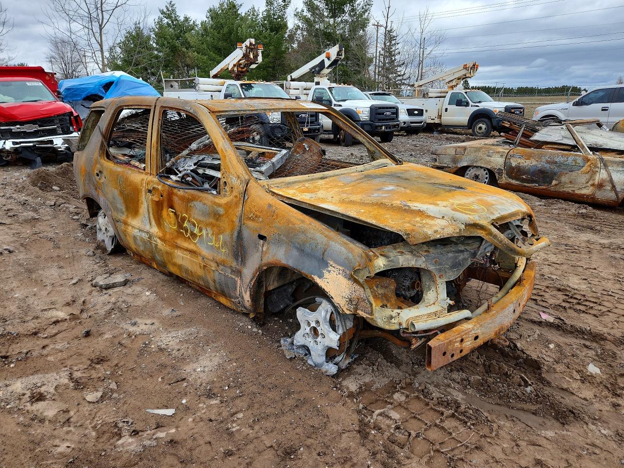 1998 Mercedes-benz Ml 320 Burn vin: 4JGAB54EXWA011698