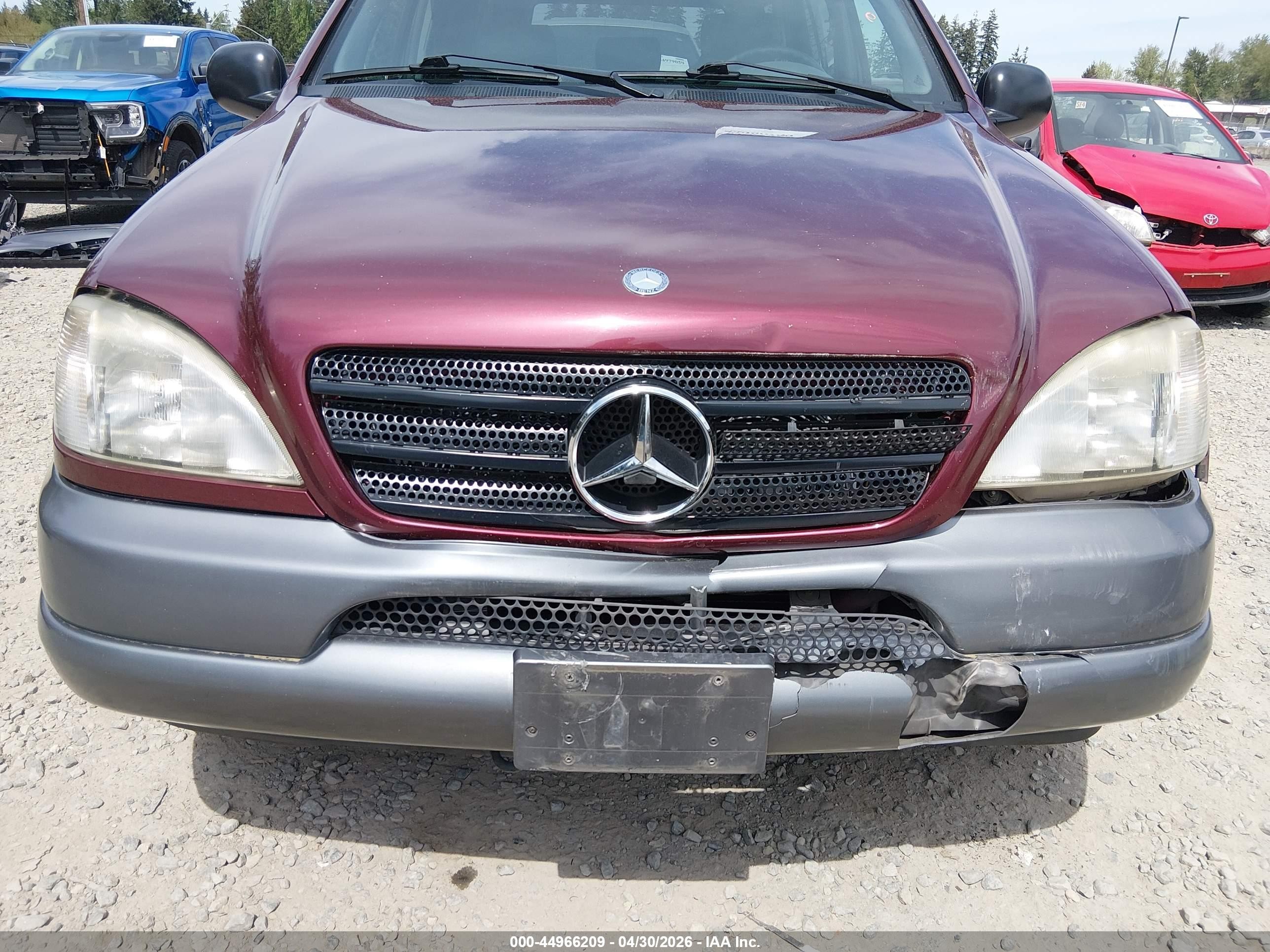 1998 Mercedes-benz Ml 320 Classic Red vin: 4JGAB54EXWA012401
