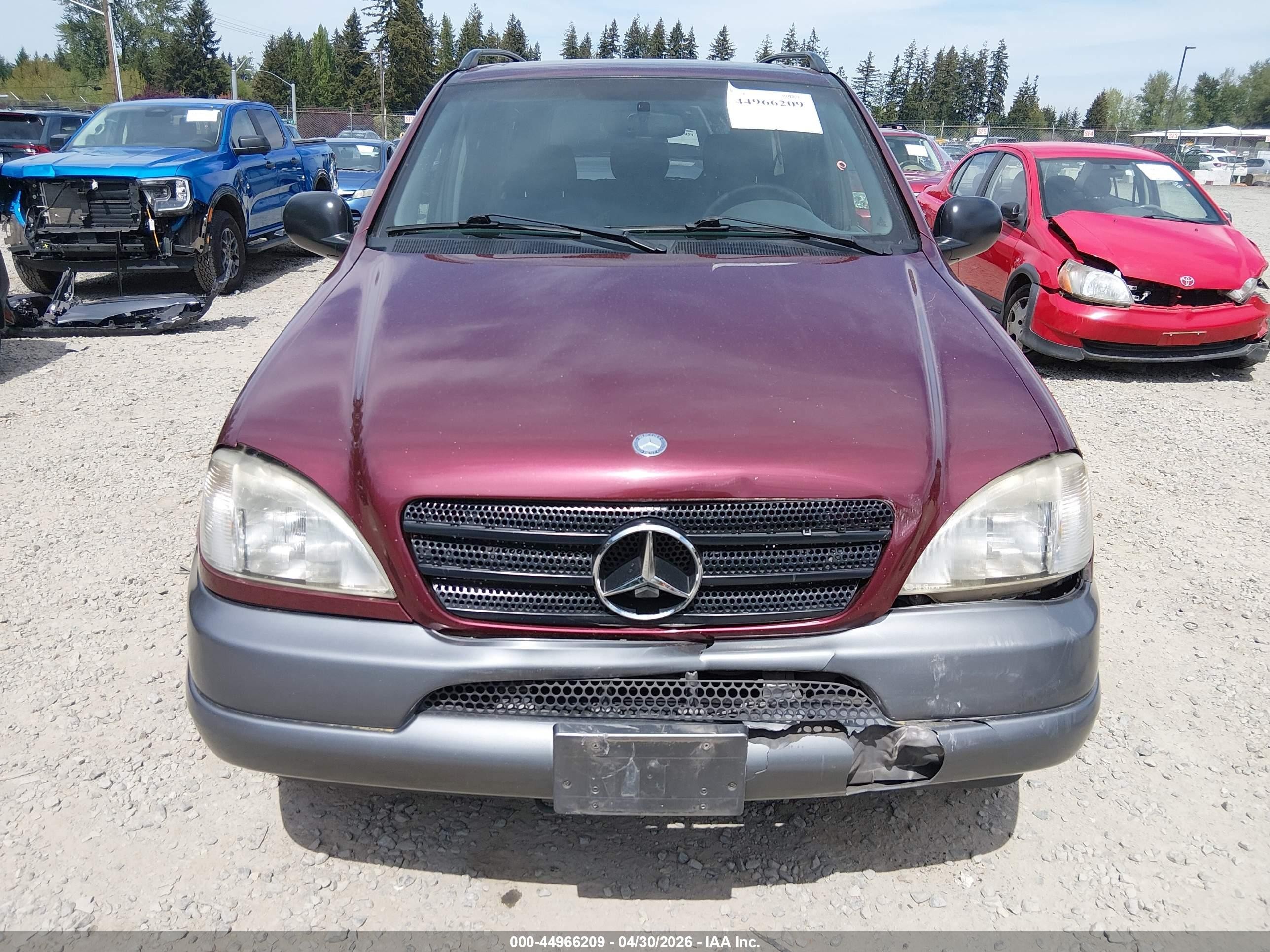 1998 Mercedes-benz Ml 320 Classic Red vin: 4JGAB54EXWA012401