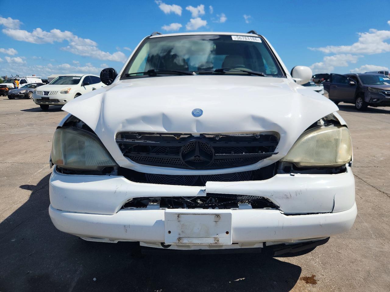 2000 Mercedes-benz Ml 320 White vin: 4JGAB54EXYA193969