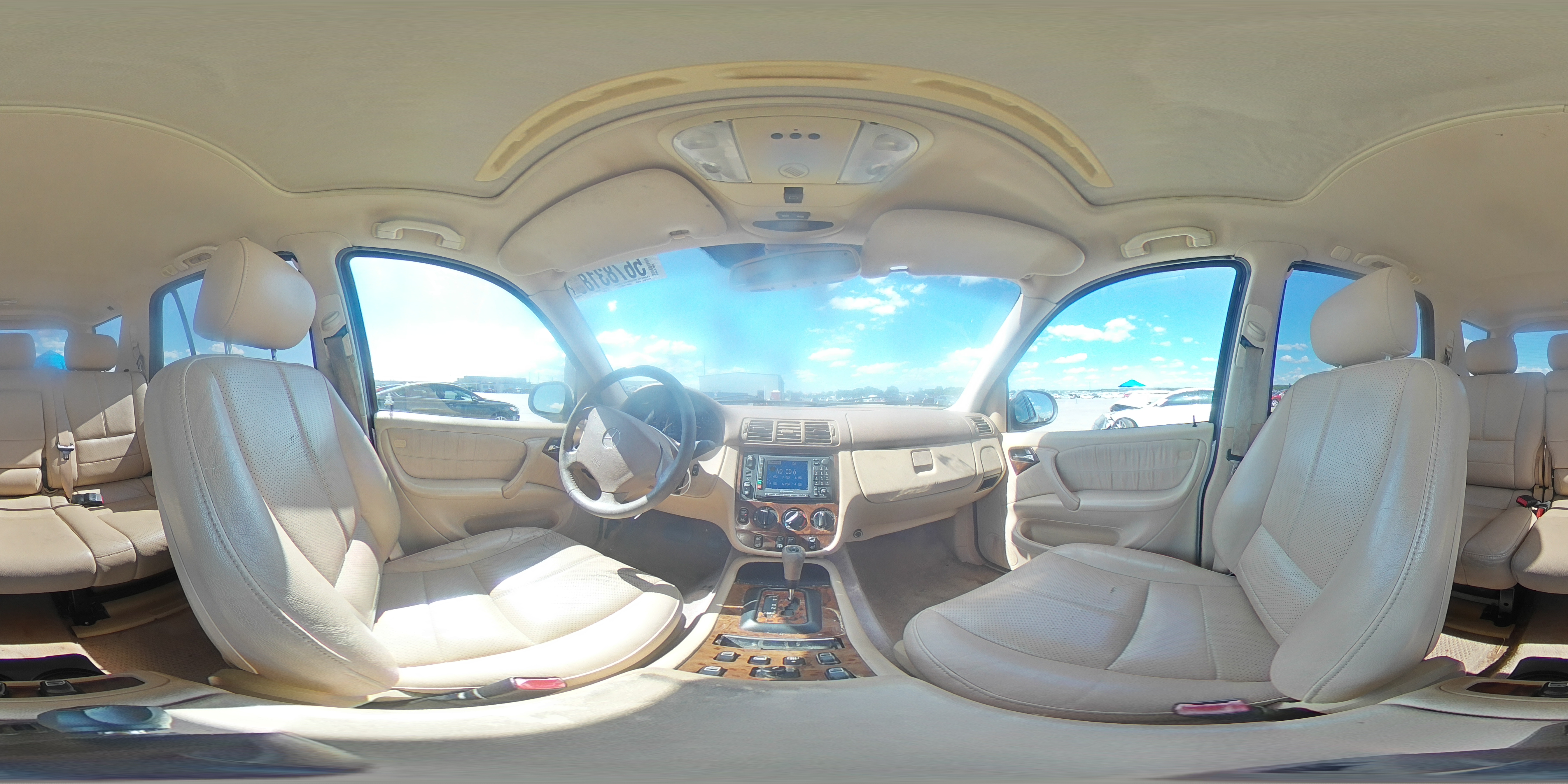 2000 Mercedes-benz Ml 320 White vin: 4JGAB54EXYA193969