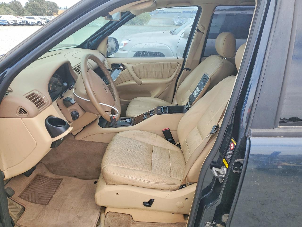 2000 Mercedes-benz Ml 320 Blue vin: 4JGAB54EXYA216599