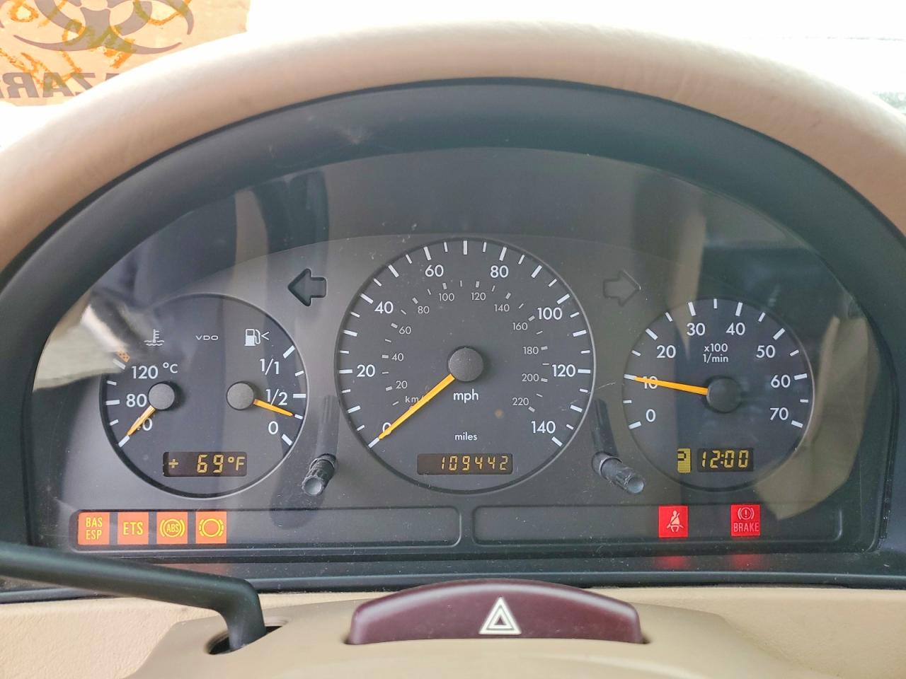 2000 Mercedes-benz Ml 320 Blue vin: 4JGAB54EXYA216599