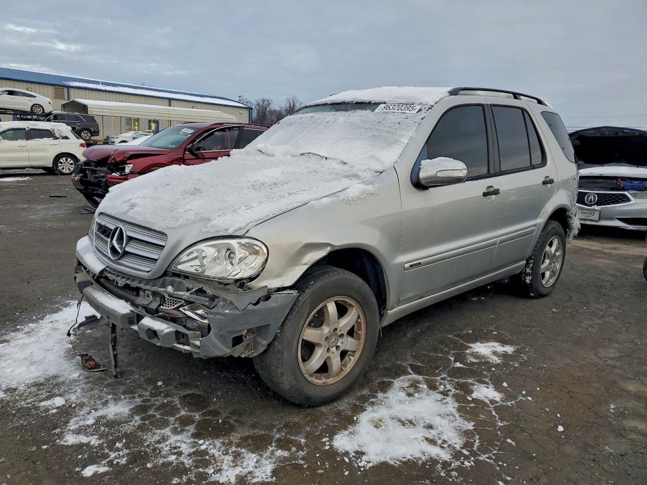 2003 Mercedes-benz Ml 350 Silver vin: 4JGAB57E03A409235