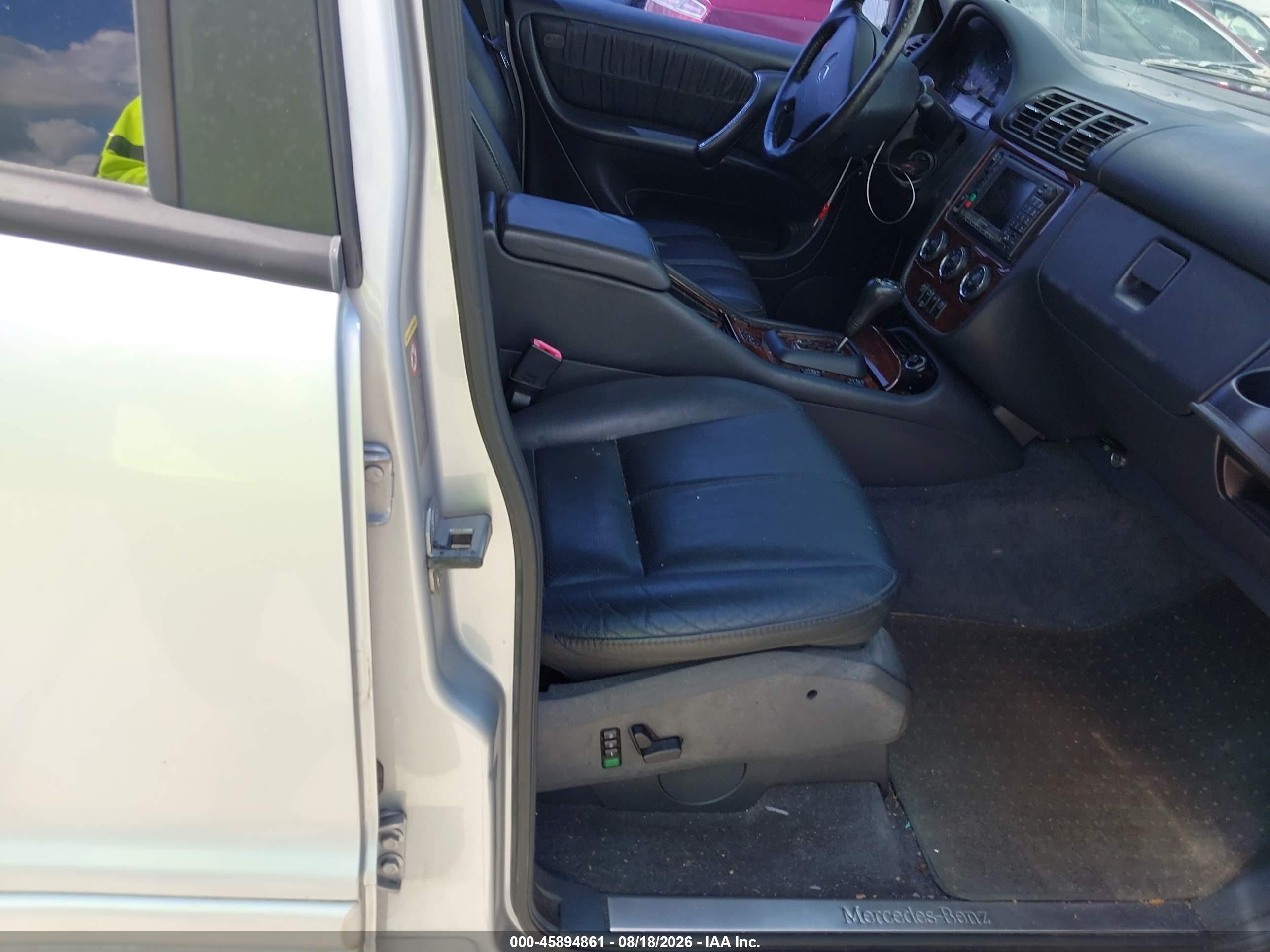 2004 Mercedes-benz Ml 350 4matic Silver vin: 4JGAB57E04A472028