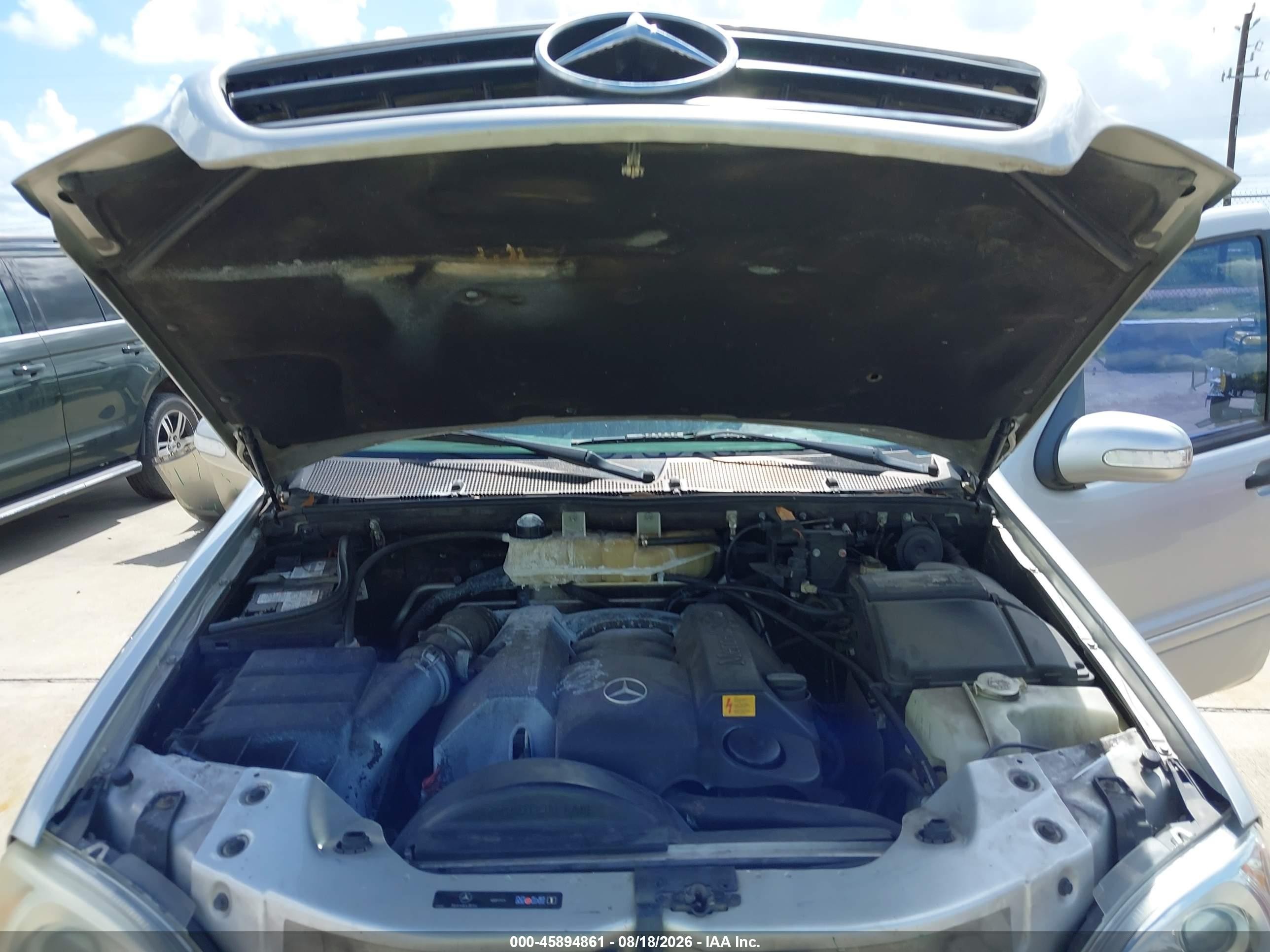 2004 Mercedes-benz Ml 350 4matic Silver vin: 4JGAB57E04A472028