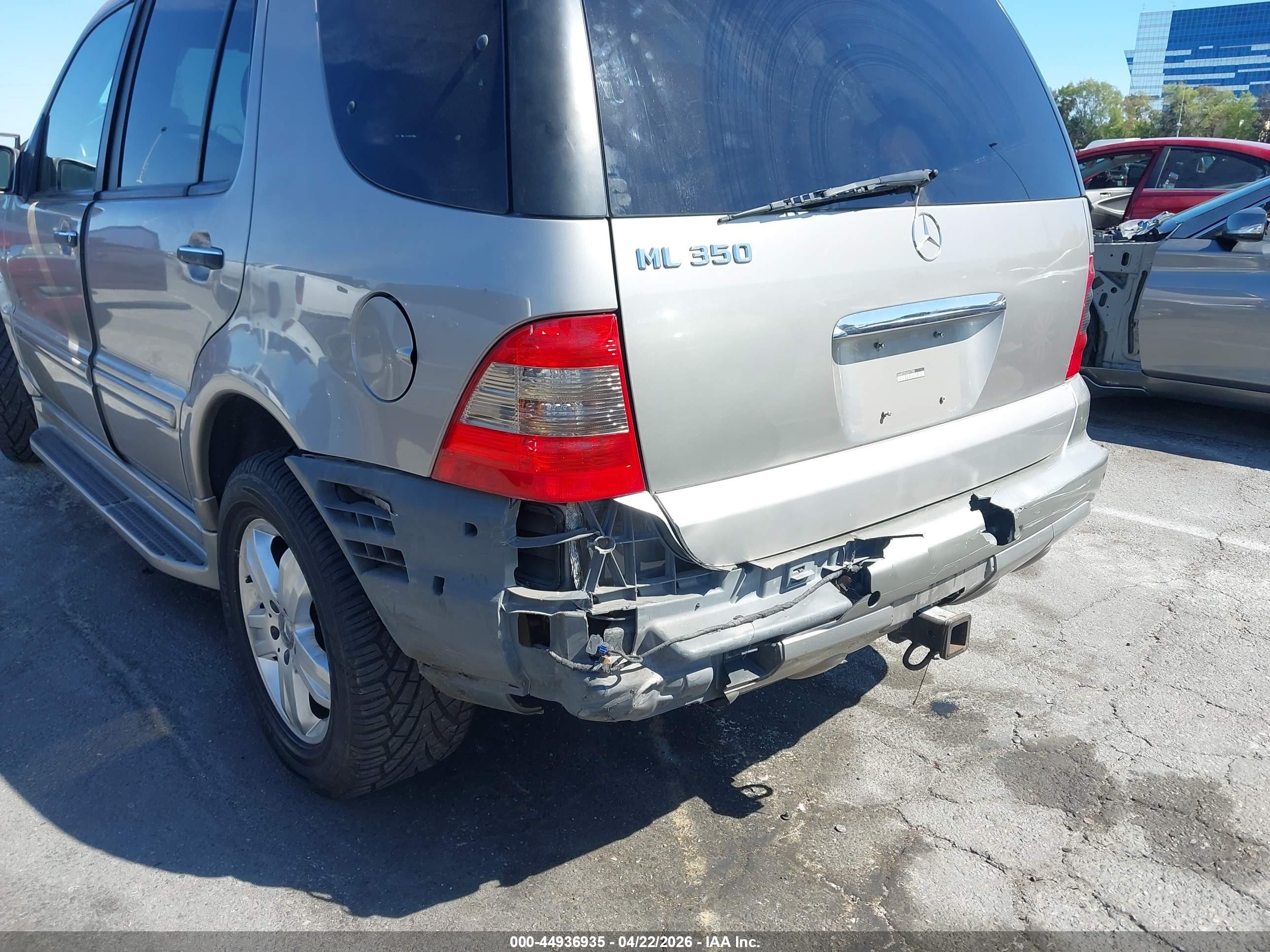 2005 Mercedes-benz Ml 350 4matic Gold vin: 4JGAB57E05A517390