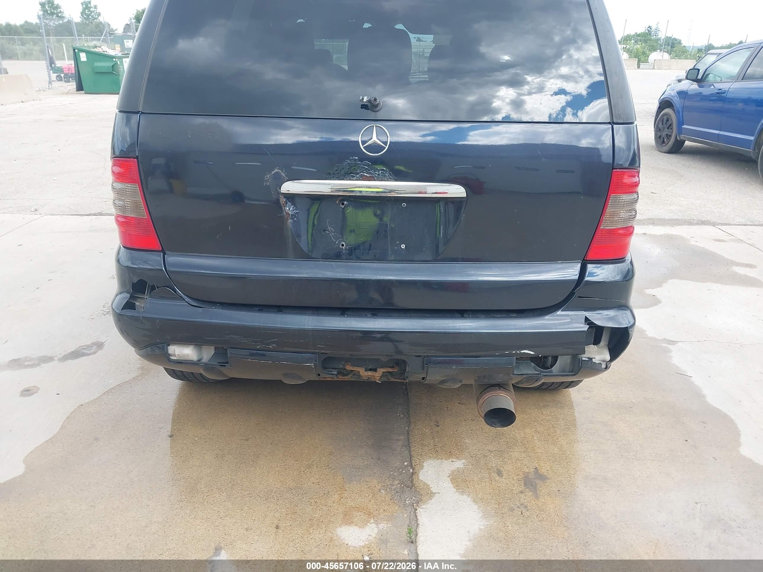2005 Mercedes-benz Ml 350 4matic Black vin: 4JGAB57E05A558022