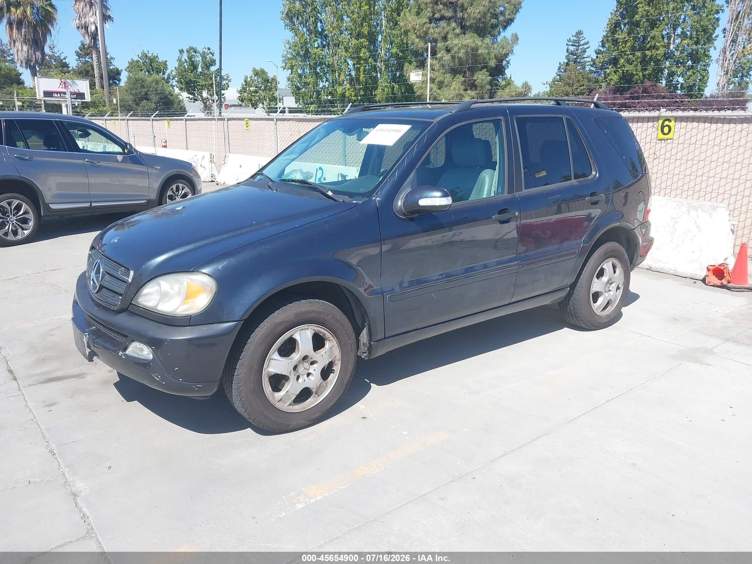 2003 Mercedes-benz Ml 350 Blue vin: 4JGAB57E13A413469