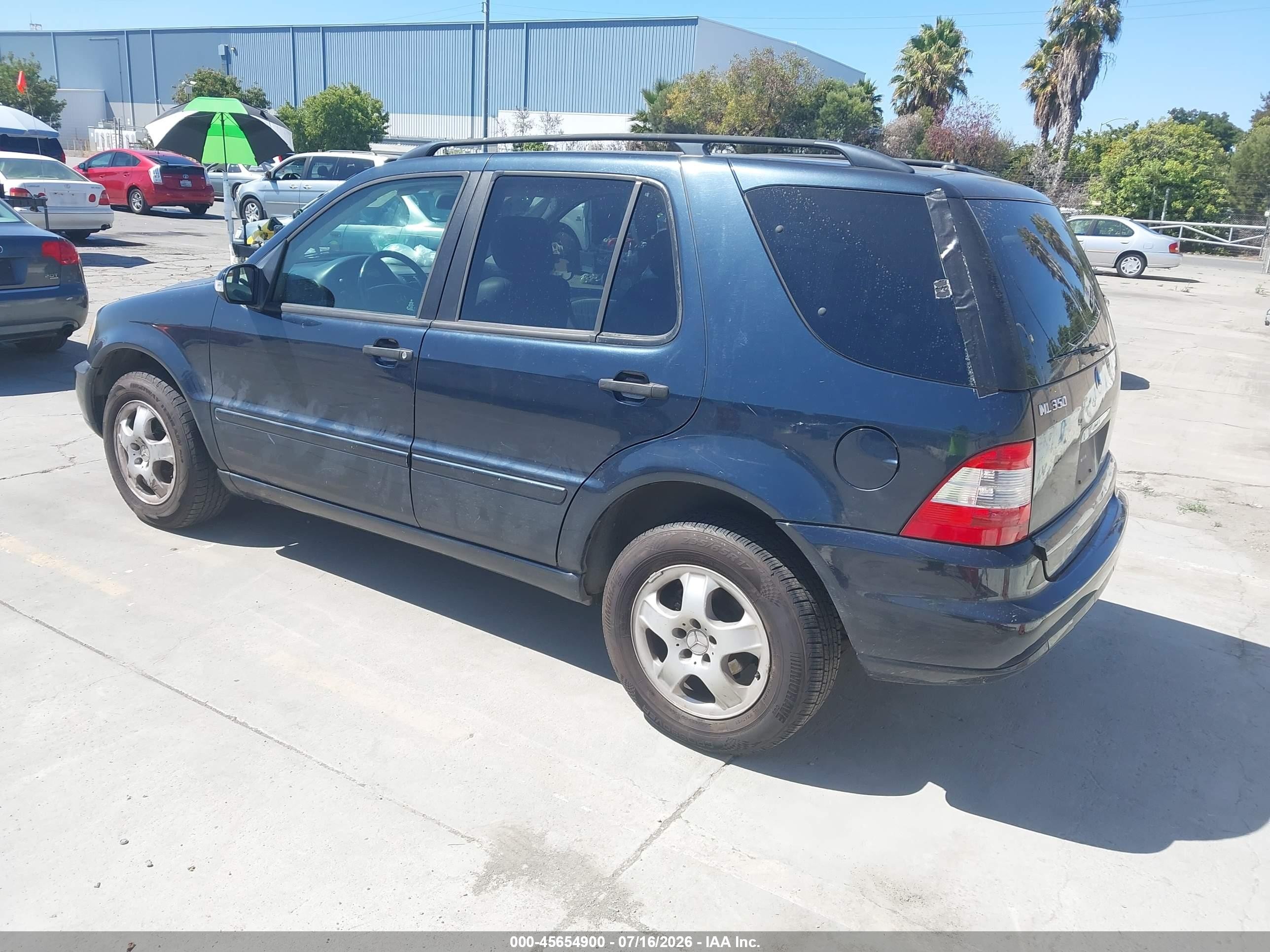 2003 Mercedes-benz Ml 350 Blue vin: 4JGAB57E13A413469