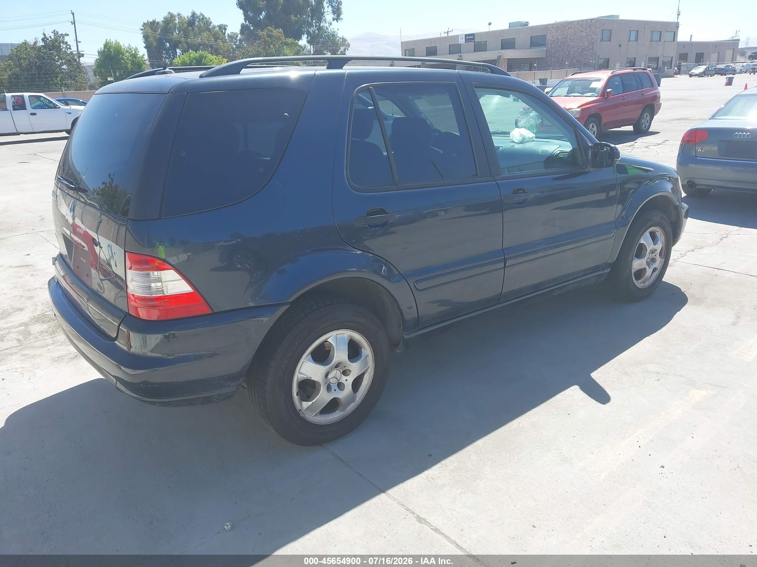 2003 Mercedes-benz Ml 350 Blue vin: 4JGAB57E13A413469