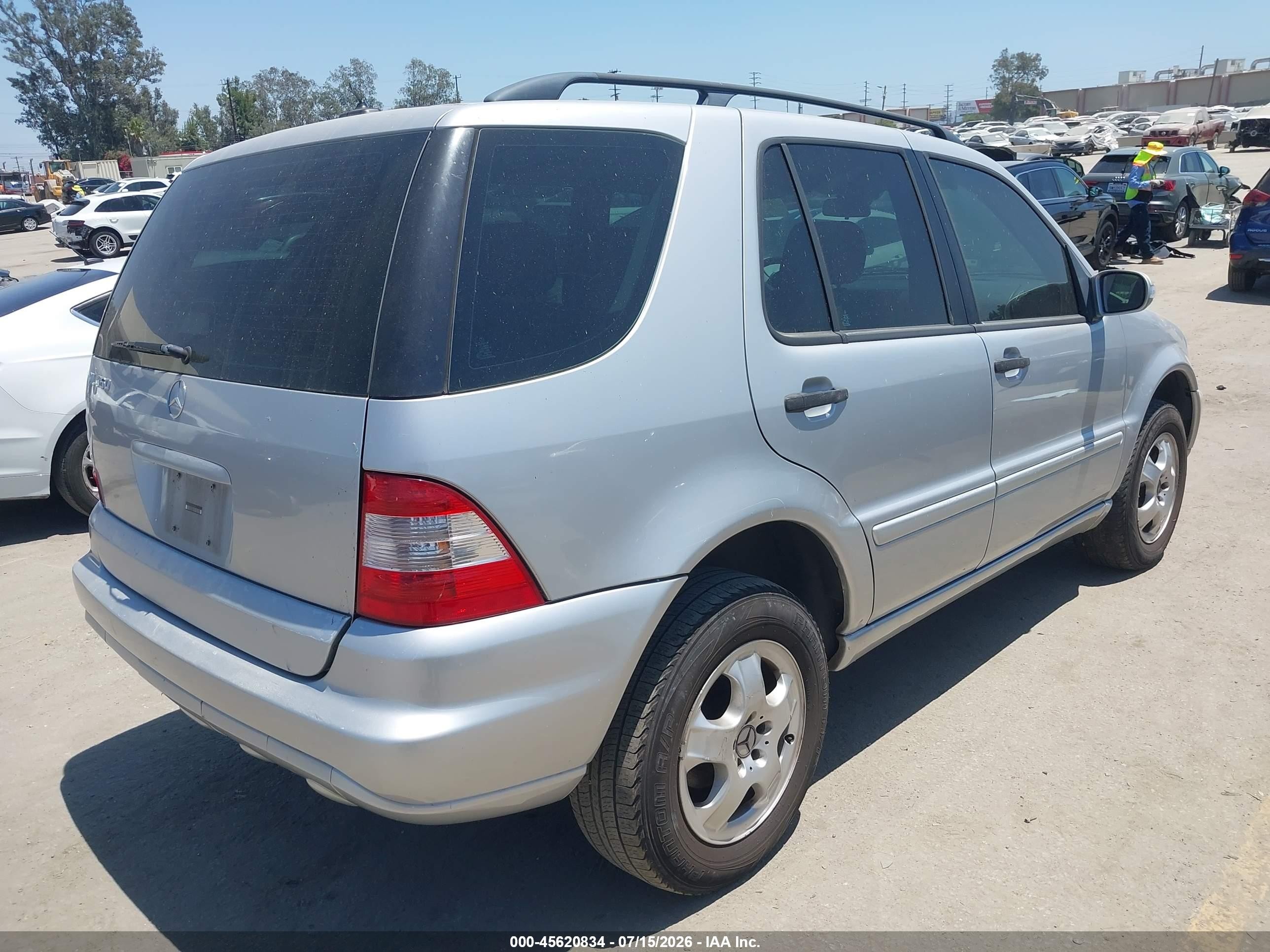 2003 Mercedes-benz Ml 350 Gray vin: 4JGAB57E13A442986