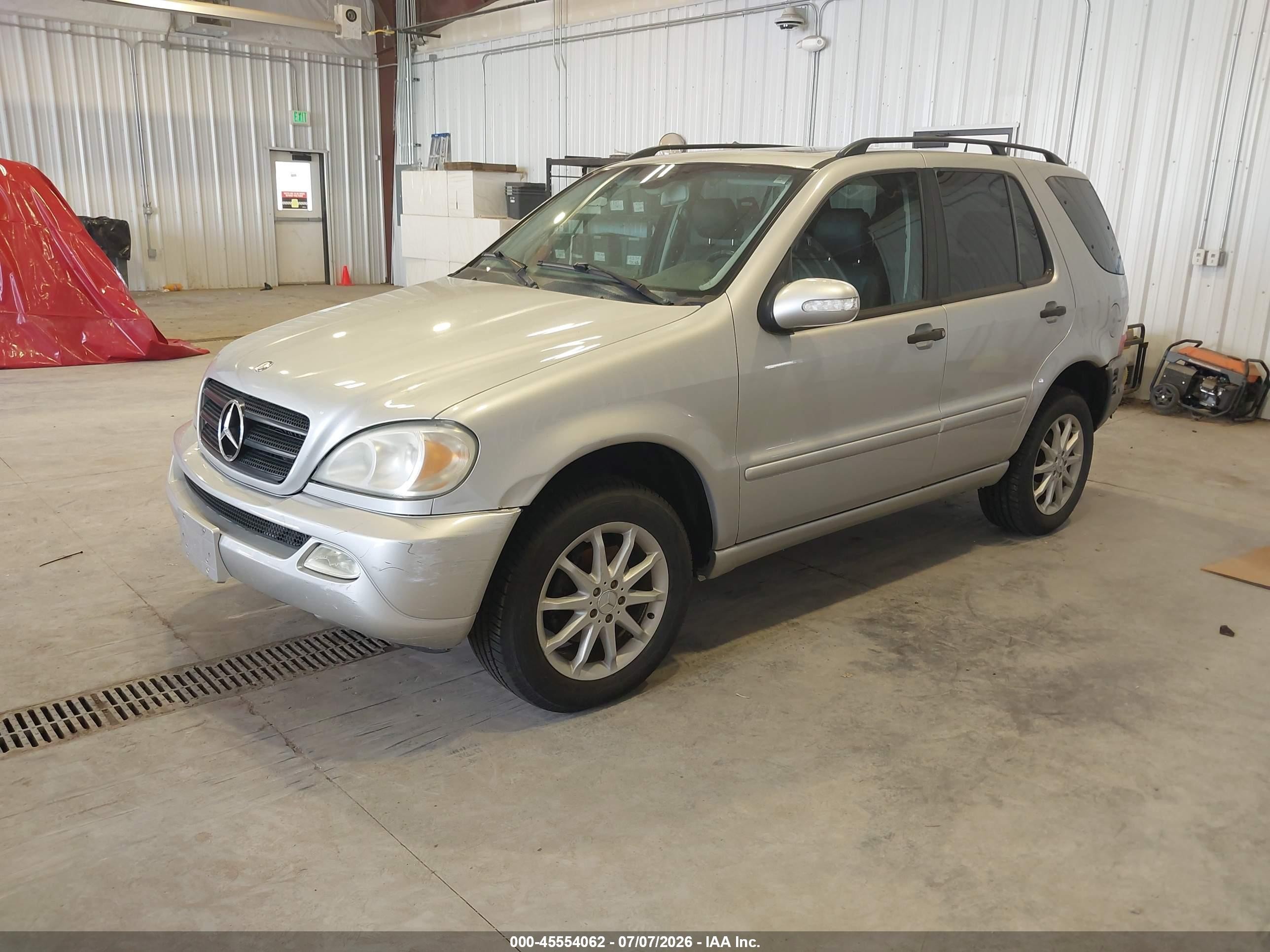 2004 Mercedes-benz Ml 350 4matic Silver vin: 4JGAB57E14A503335