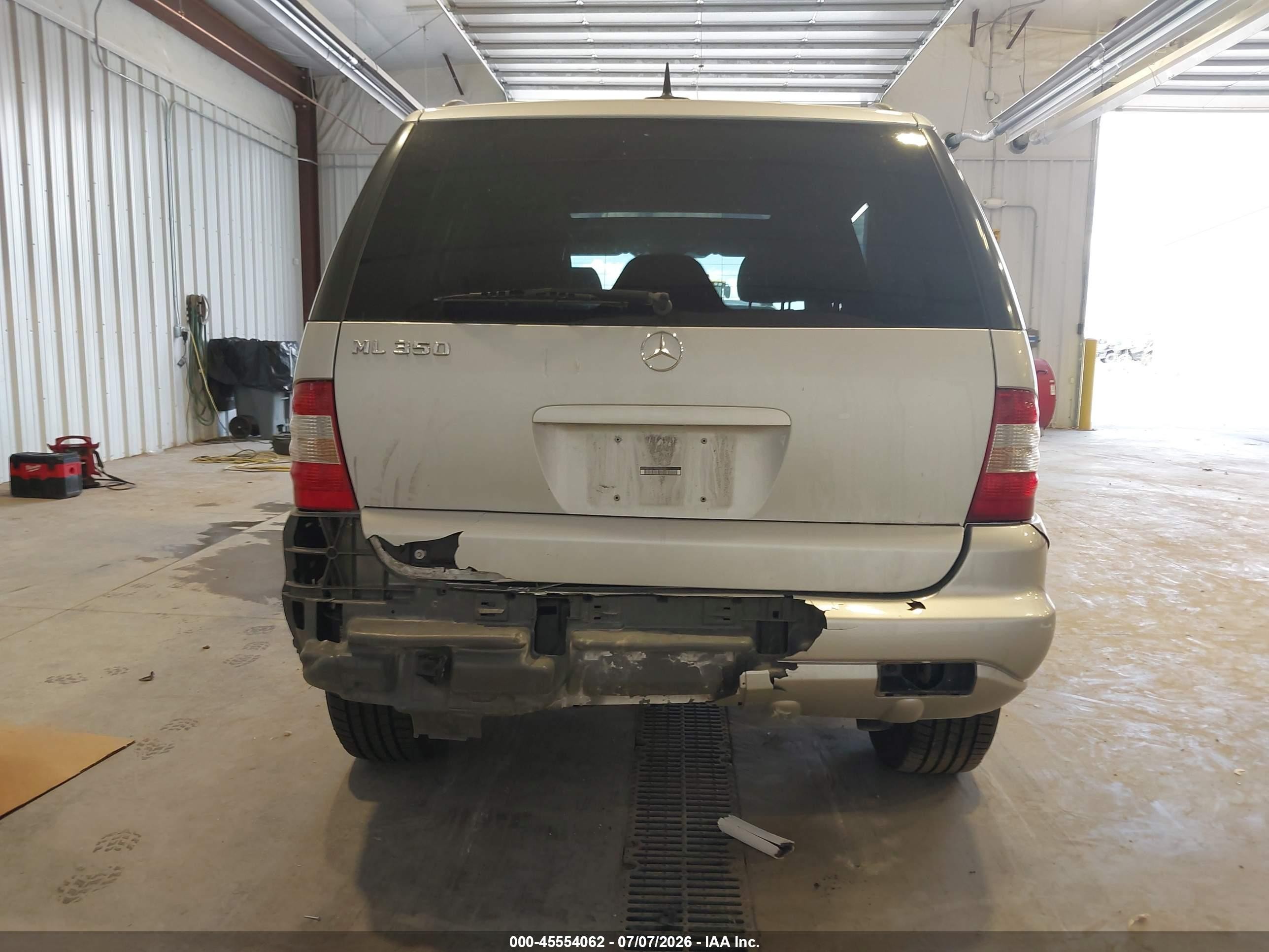 2004 Mercedes-benz Ml 350 4matic Silver vin: 4JGAB57E14A503335