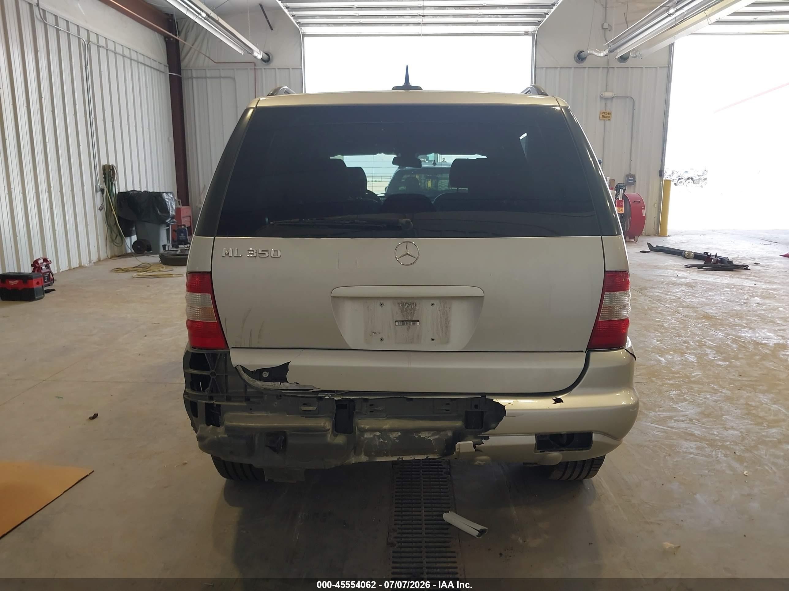 2004 Mercedes-benz Ml 350 4matic Silver vin: 4JGAB57E14A503335