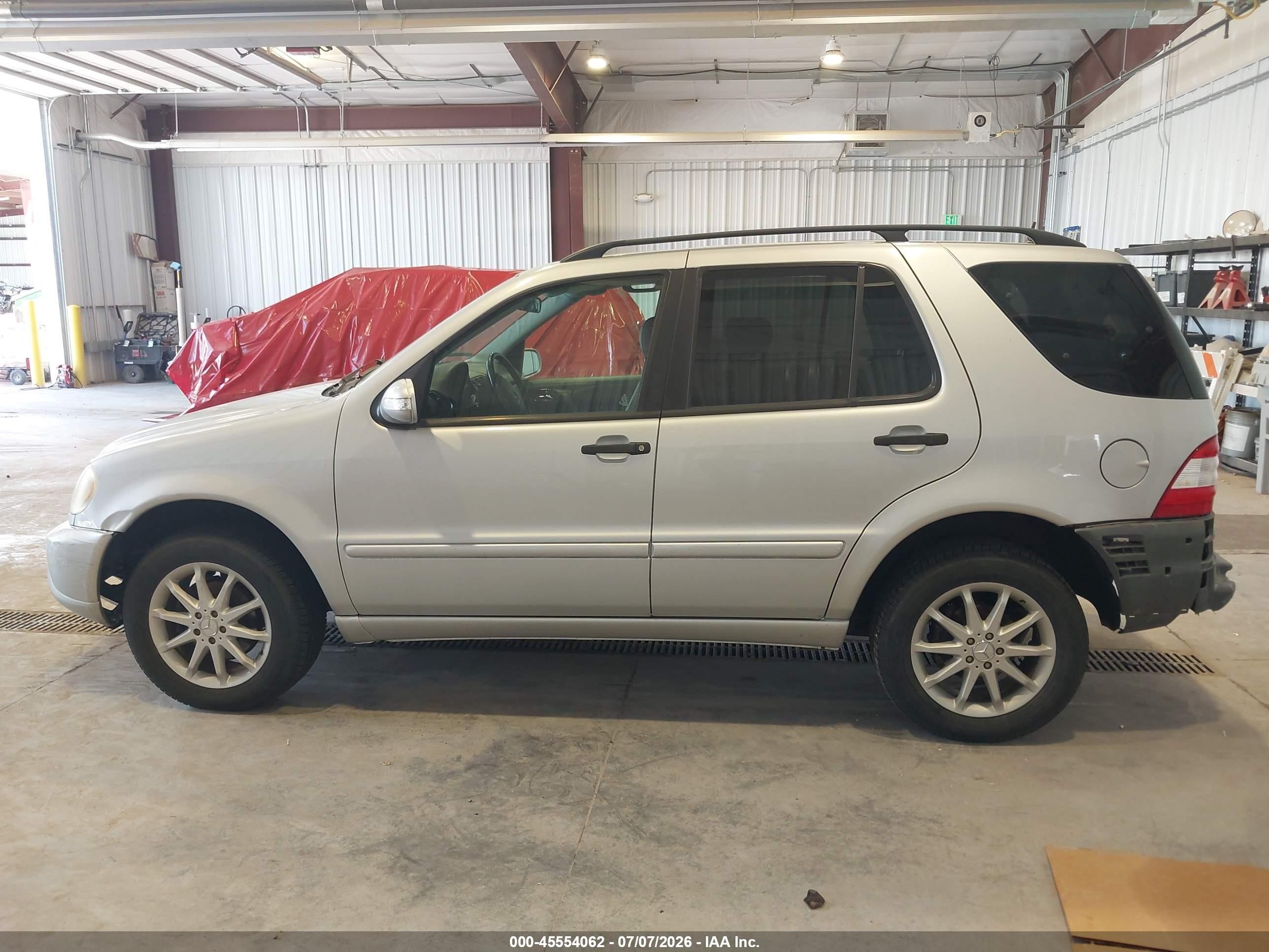 2004 Mercedes-benz Ml 350 4matic Silver vin: 4JGAB57E14A503335