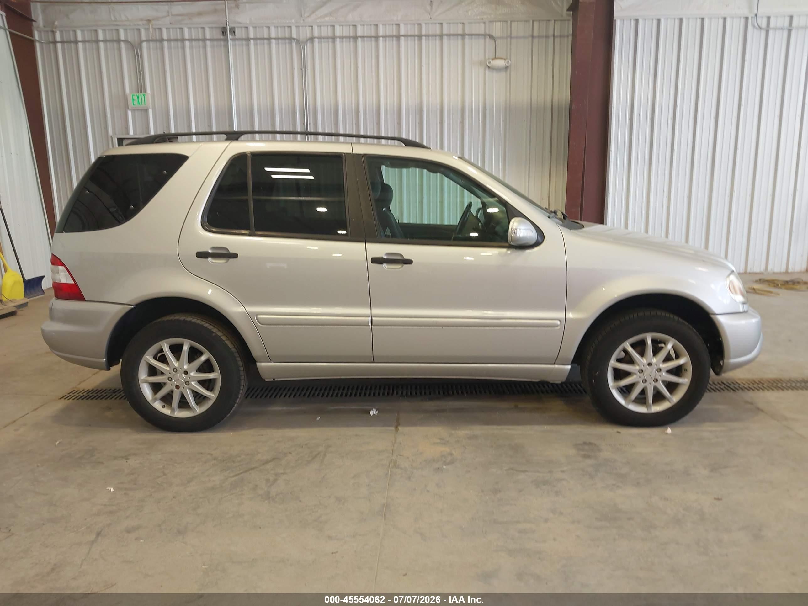 2004 Mercedes-benz Ml 350 4matic Silver vin: 4JGAB57E14A503335