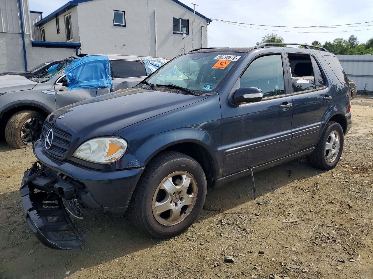 2003 Mercedes-benz Ml 350 Blue vin: 4JGAB57E23A443788