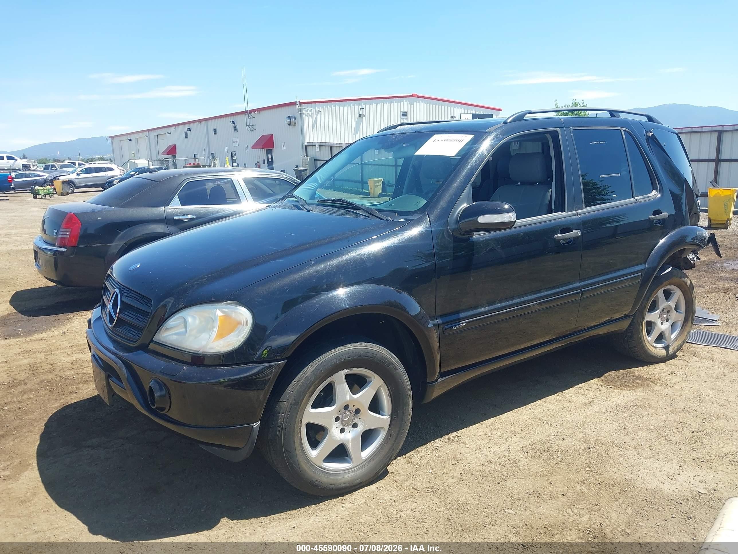 2004 Mercedes-benz Ml 350 4matic Black vin: 4JGAB57E24A460138