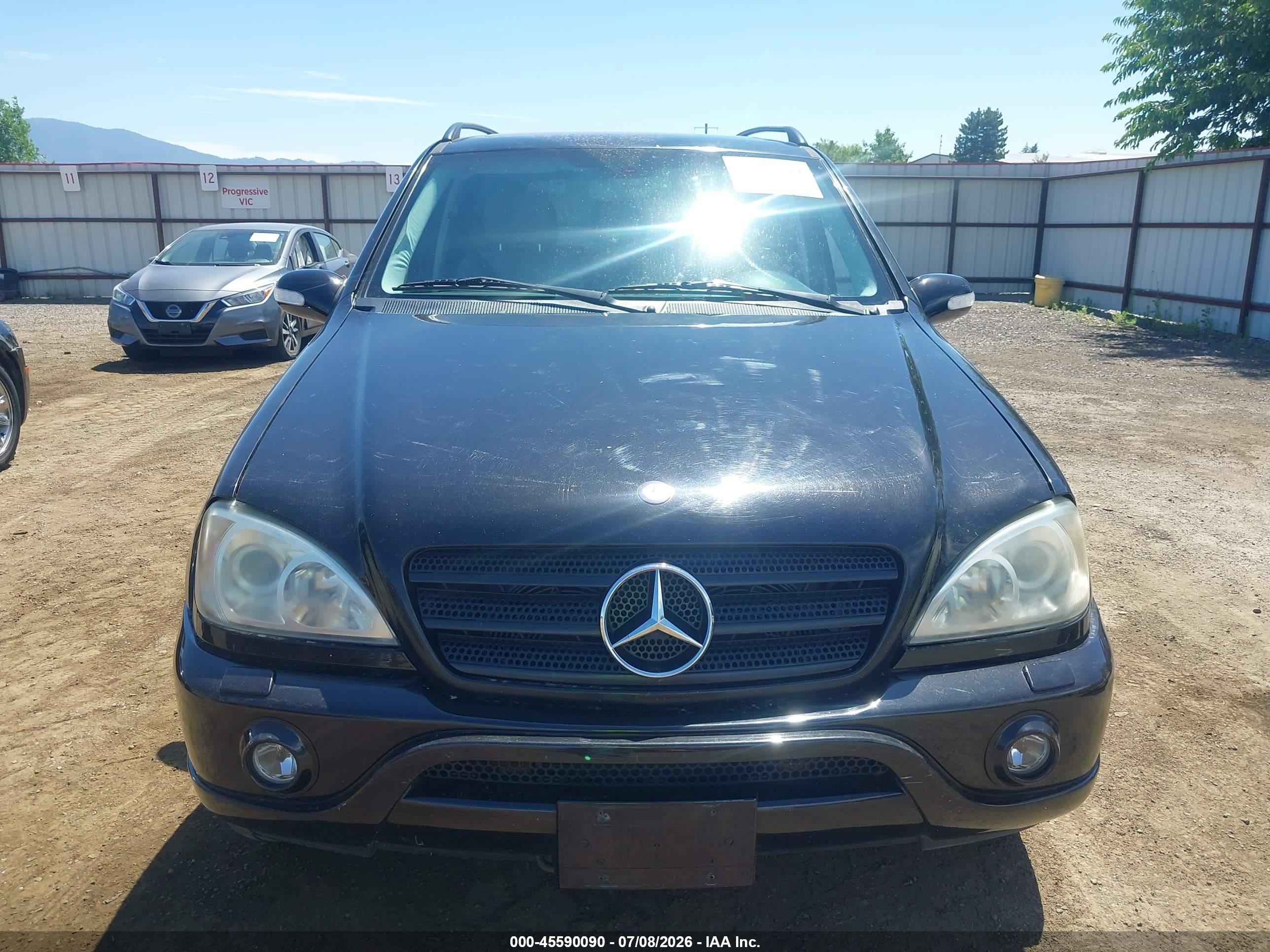 2004 Mercedes-benz Ml 350 4matic Black vin: 4JGAB57E24A460138