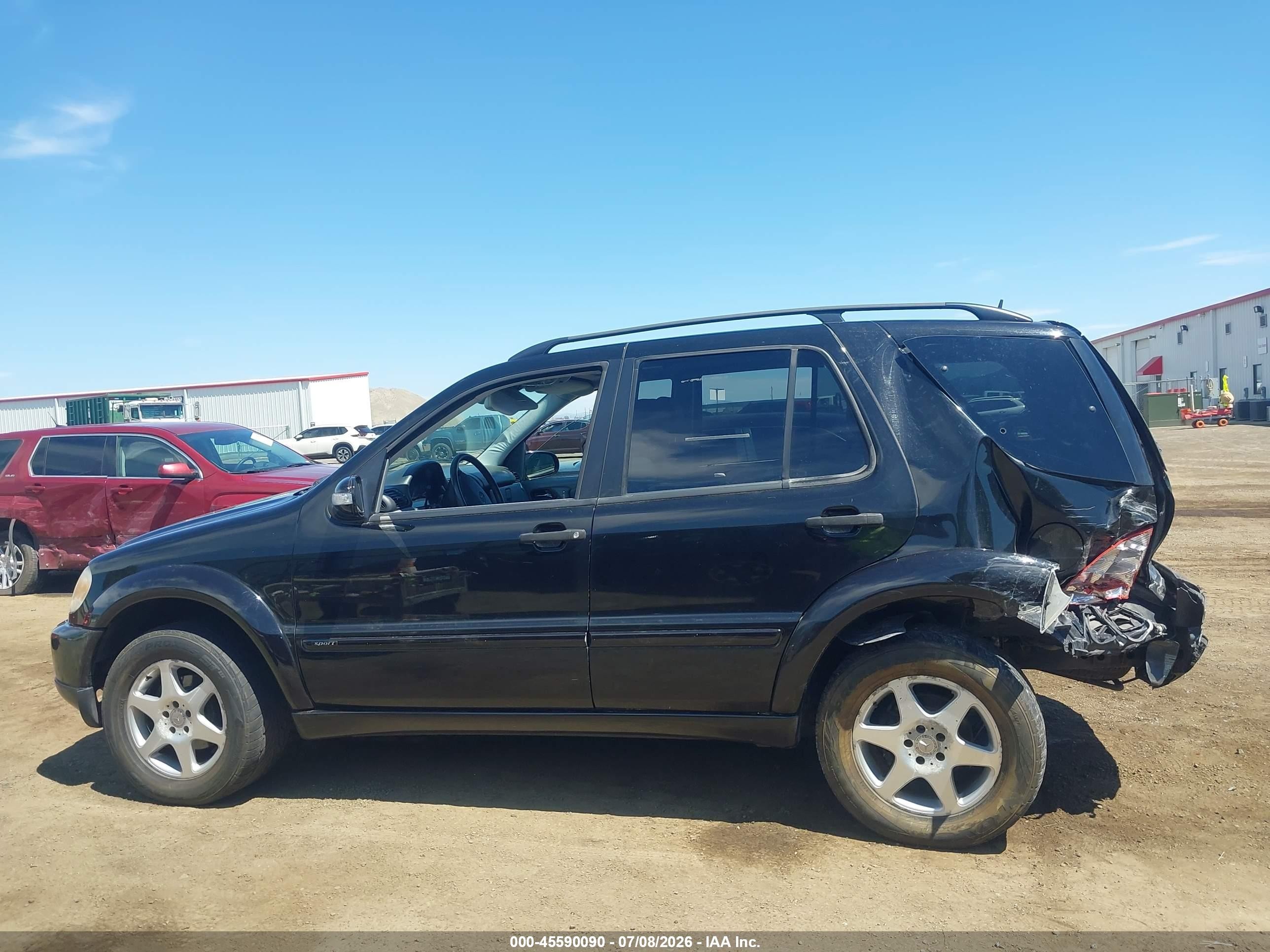 2004 Mercedes-benz Ml 350 4matic Black vin: 4JGAB57E24A460138