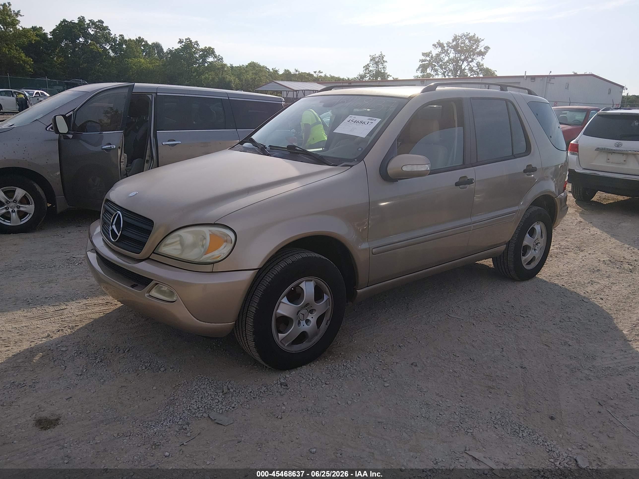 2004 Mercedes-benz Ml 350 4matic Gold vin: 4JGAB57E24A468546