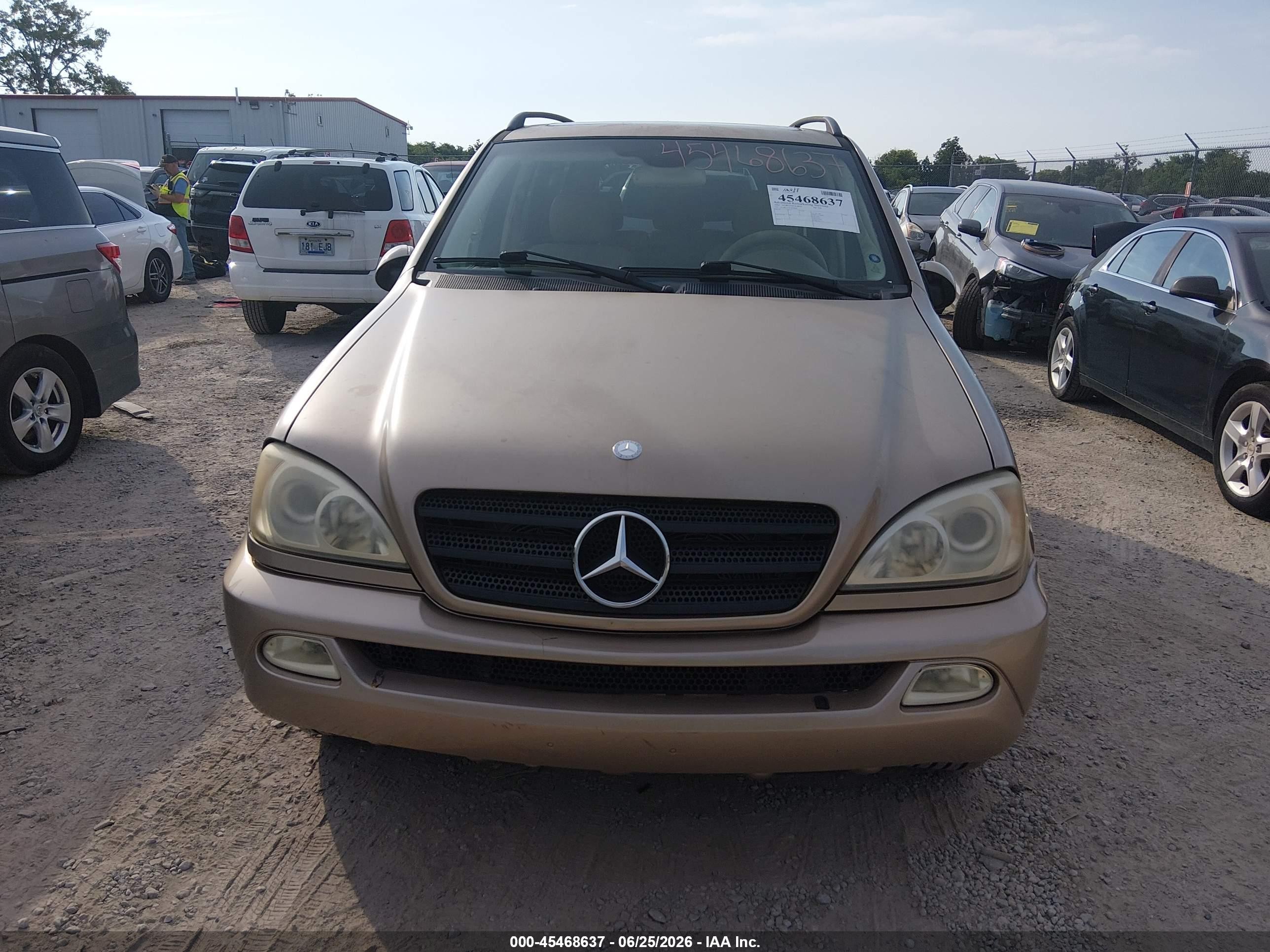 2004 Mercedes-benz Ml 350 4matic Gold vin: 4JGAB57E24A468546