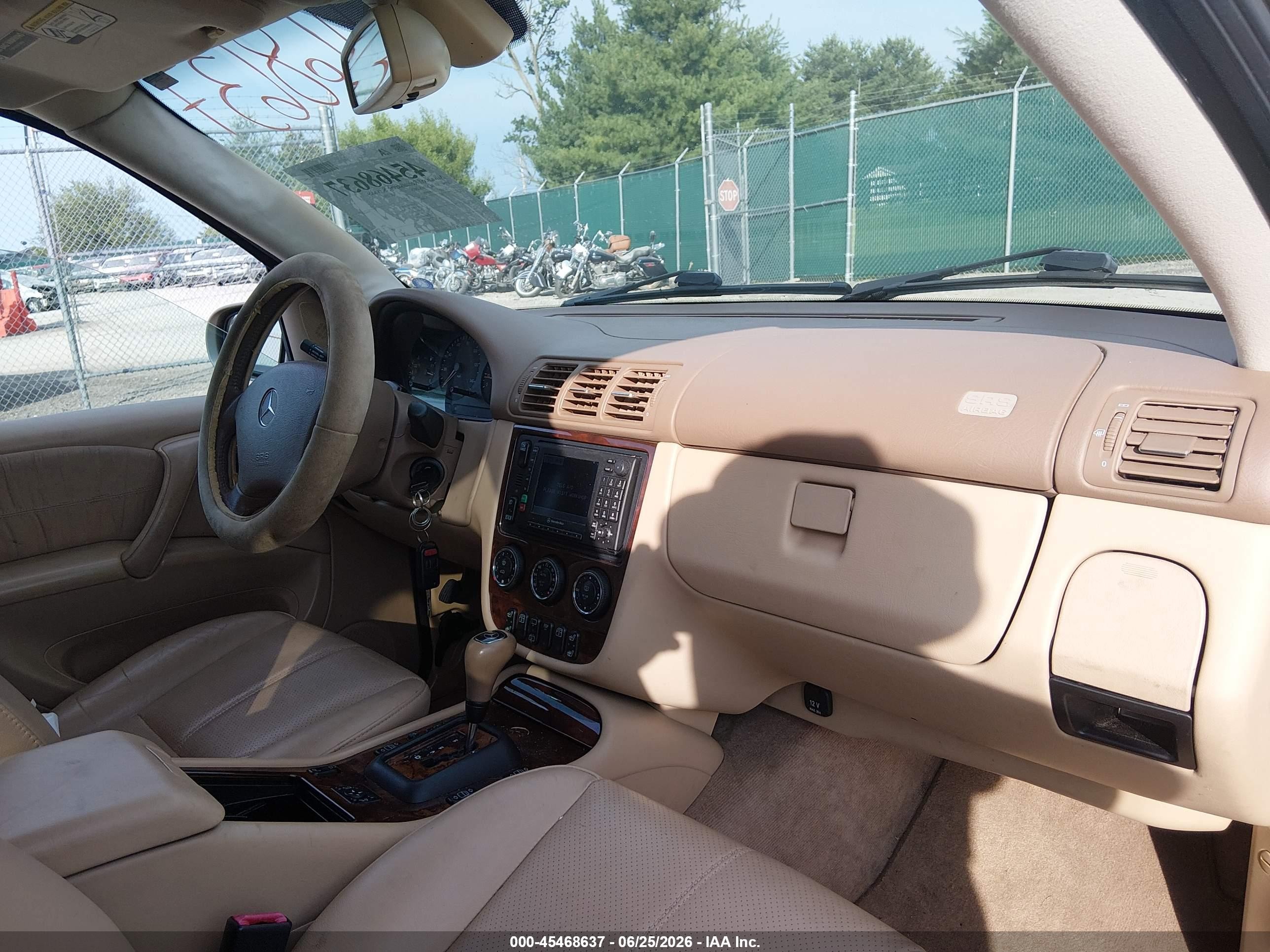 2004 Mercedes-benz Ml 350 4matic Gold vin: 4JGAB57E24A468546