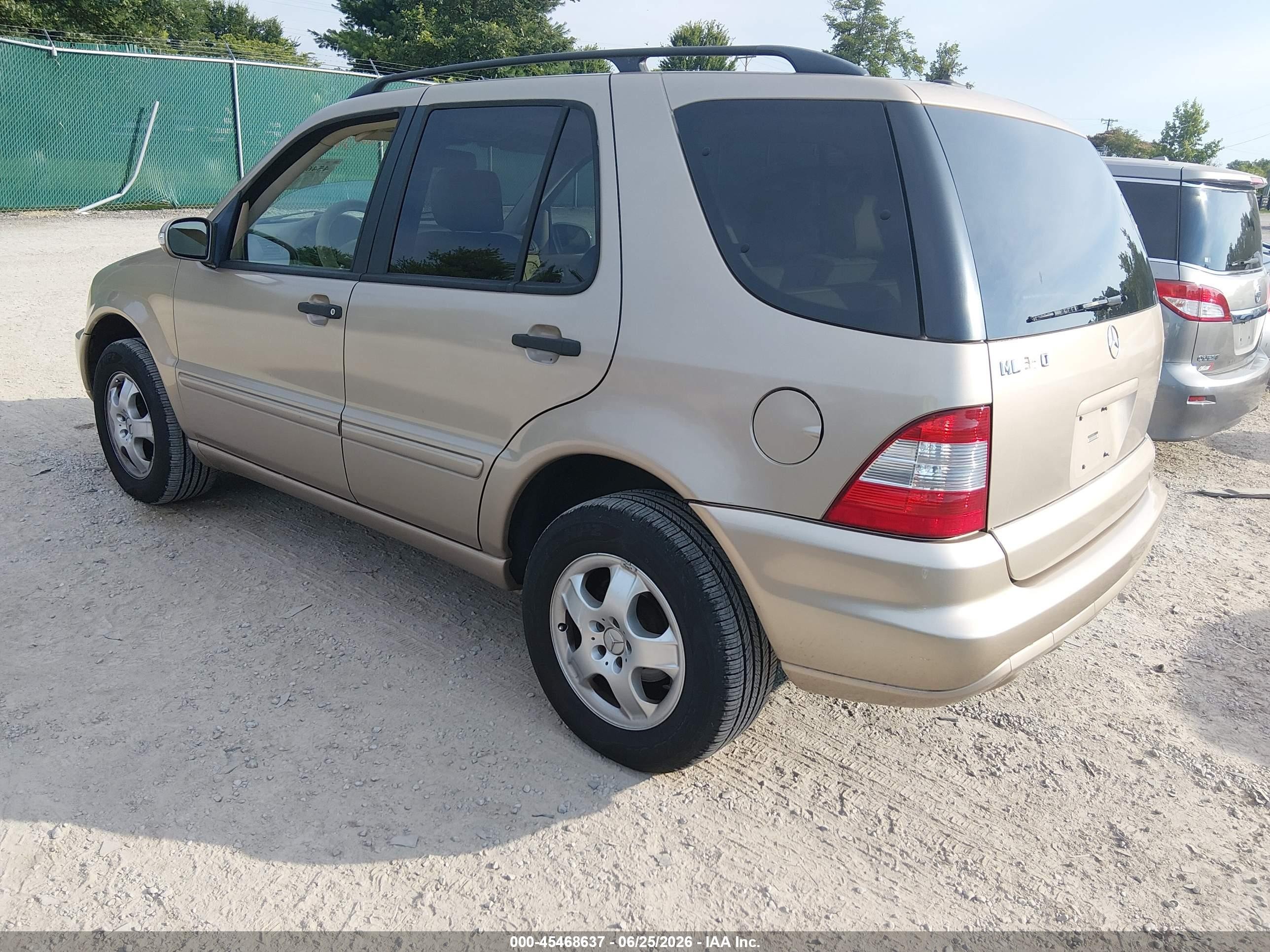2004 Mercedes-benz Ml 350 4matic Gold vin: 4JGAB57E24A468546