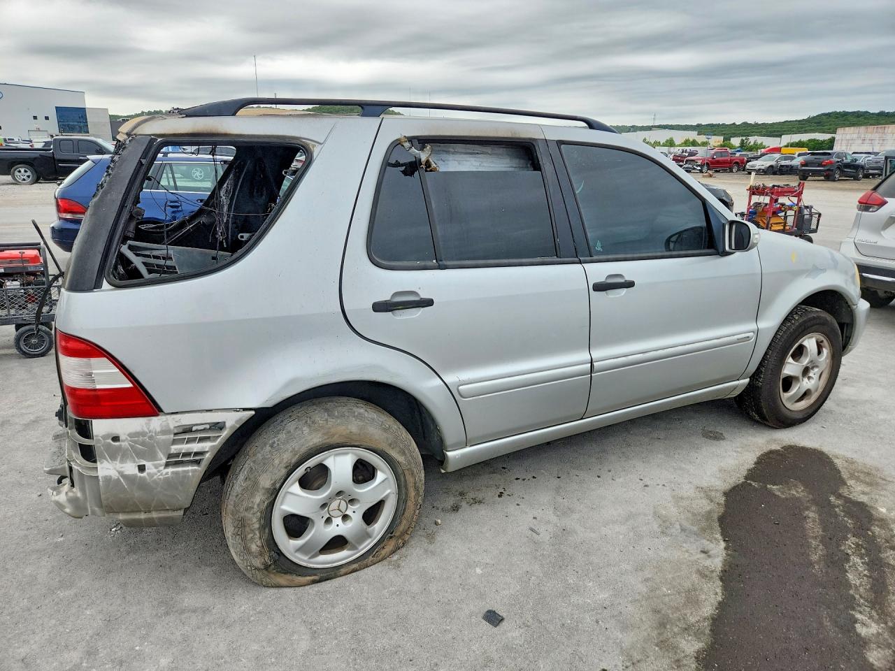 2004 Mercedes-benz Ml 350 Silver vin: 4JGAB57E24A485279