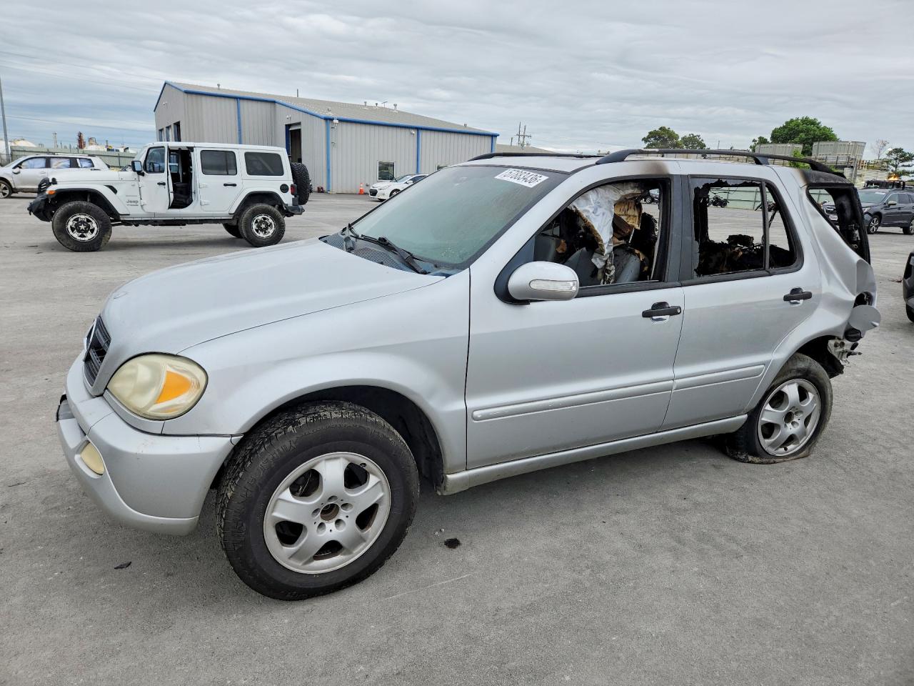 2004 Mercedes-benz Ml 350 Silver vin: 4JGAB57E24A485279