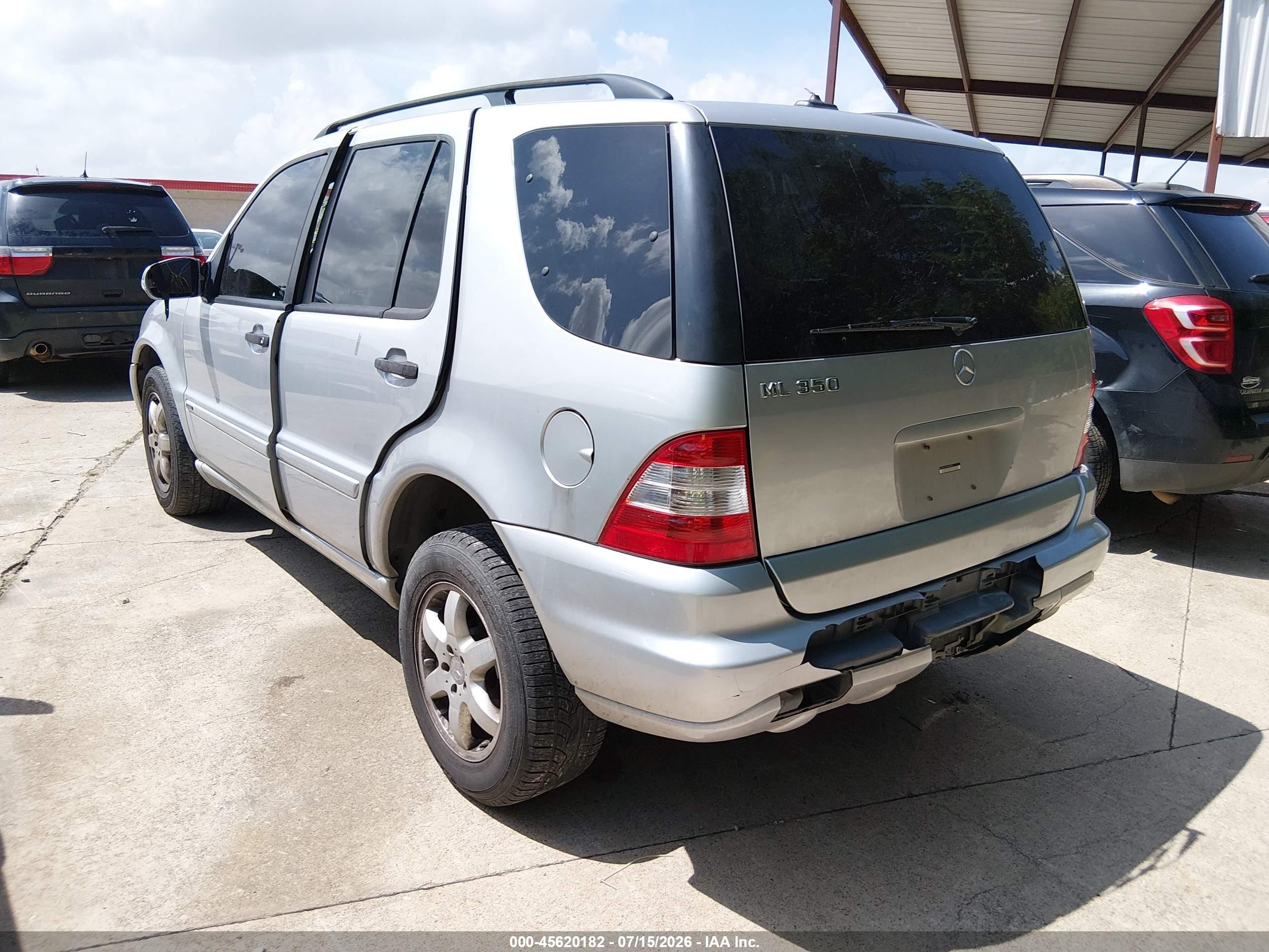 2004 Mercedes-benz Ml 350 4matic Silver vin: 4JGAB57E24A490997