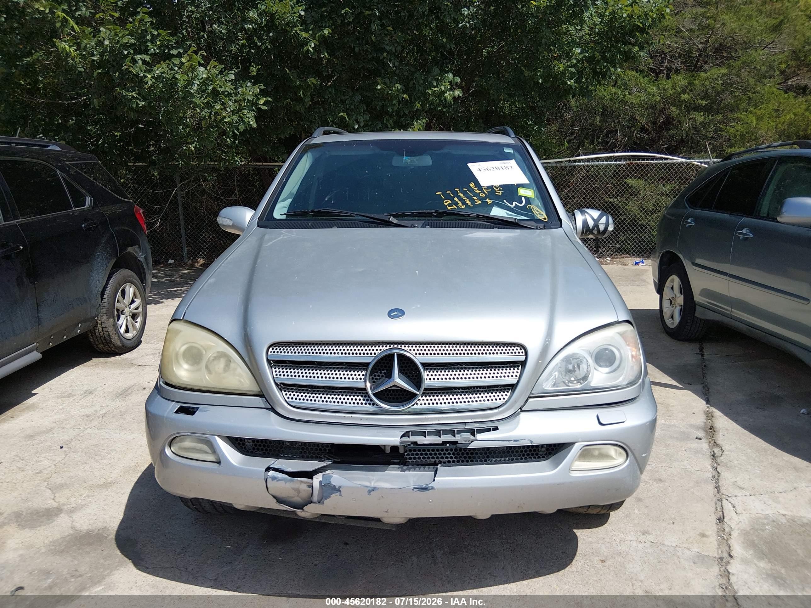 2004 Mercedes-benz Ml 350 4matic Silver vin: 4JGAB57E24A490997