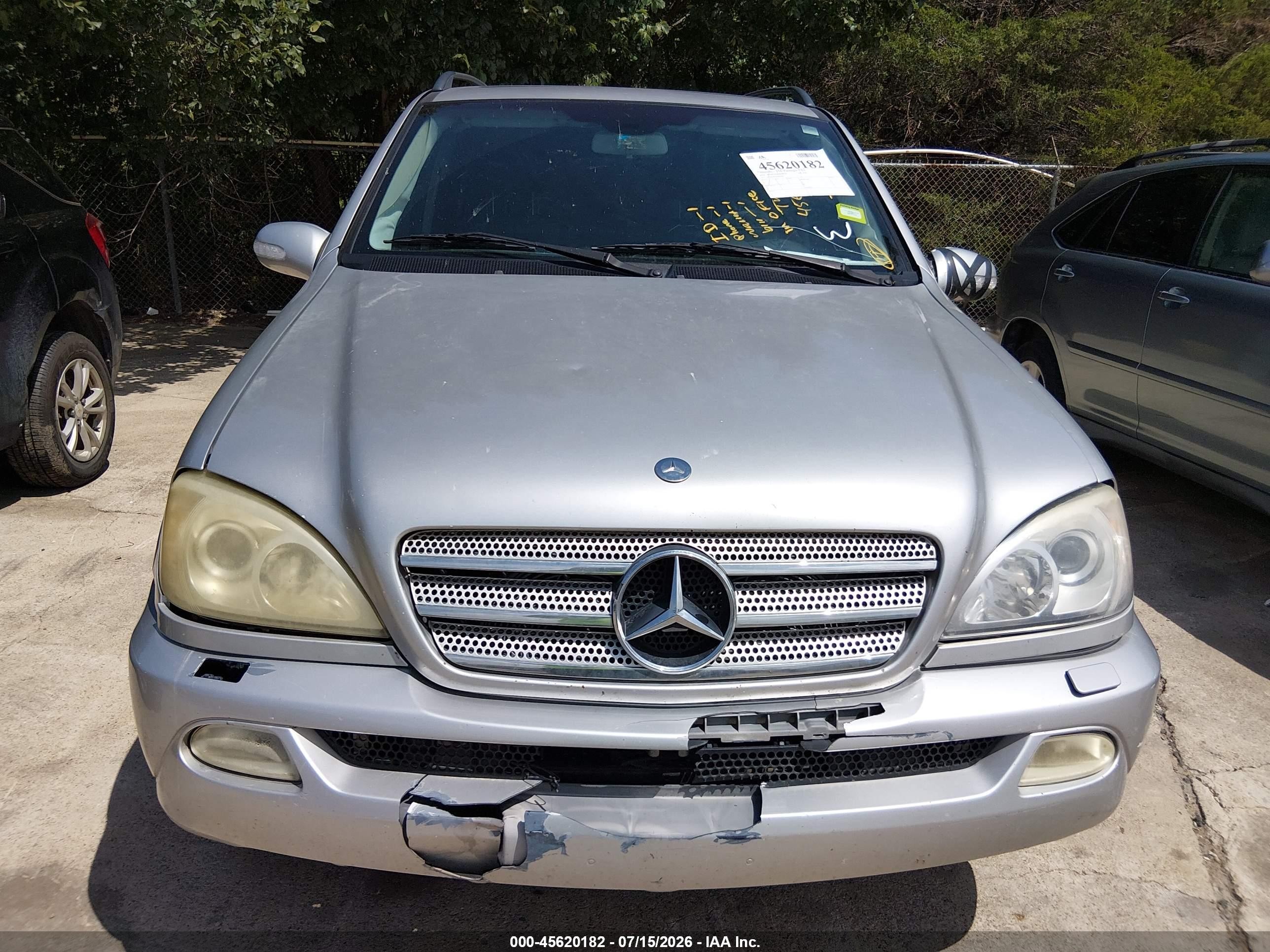 2004 Mercedes-benz Ml 350 4matic Silver vin: 4JGAB57E24A490997