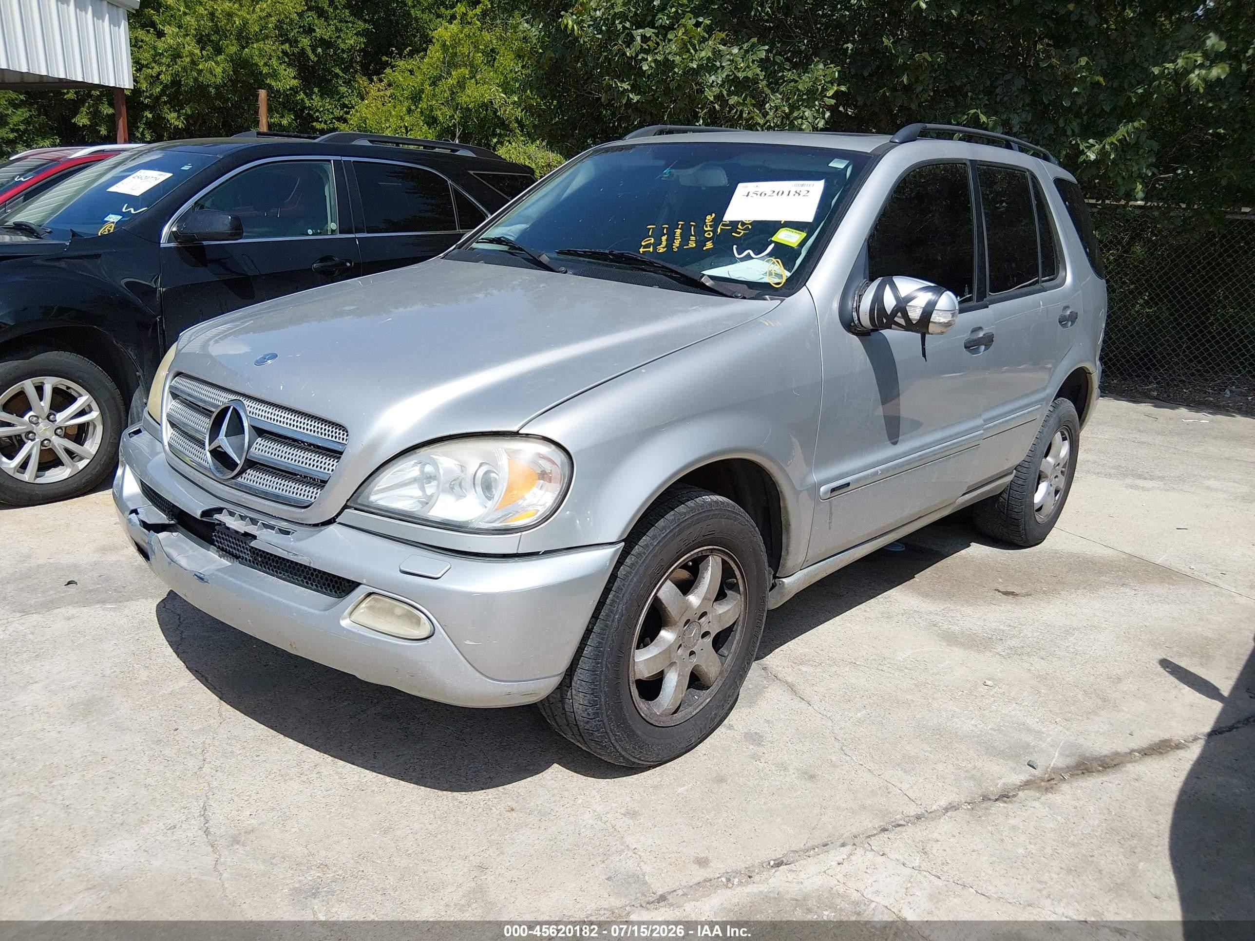 2004 Mercedes-benz Ml 350 4matic Silver vin: 4JGAB57E24A490997