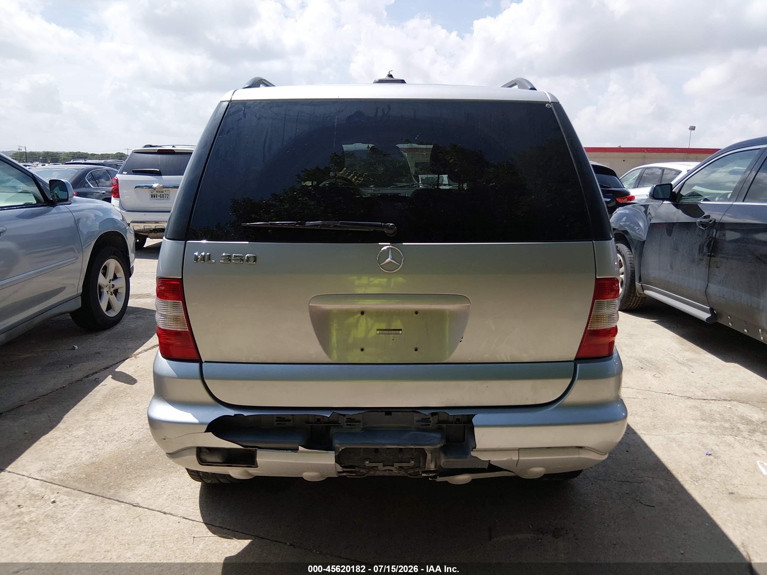 2004 Mercedes-benz Ml 350 4matic Silver vin: 4JGAB57E24A490997