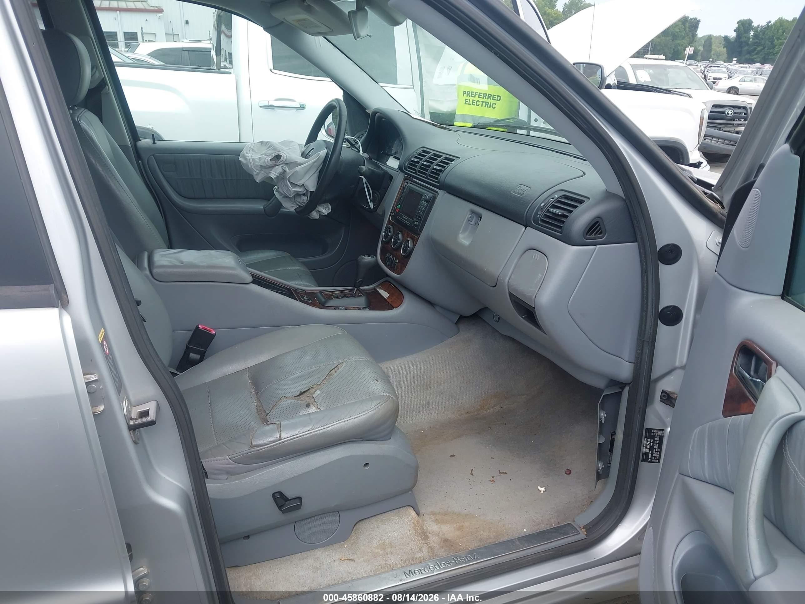 2004 Mercedes-benz Ml 350 4matic Gray vin: 4JGAB57E24A508222