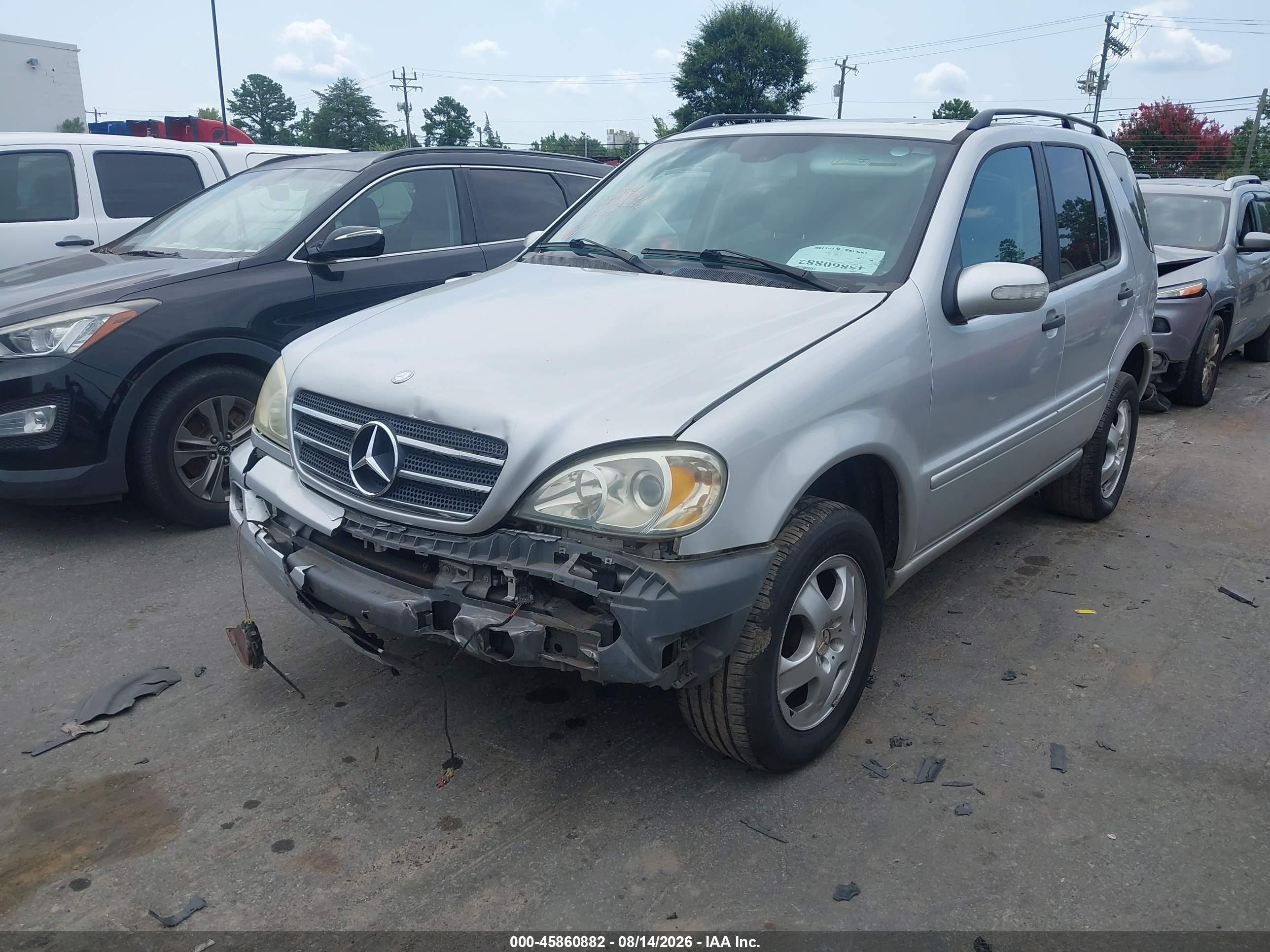 2004 Mercedes-benz Ml 350 4matic Gray vin: 4JGAB57E24A508222