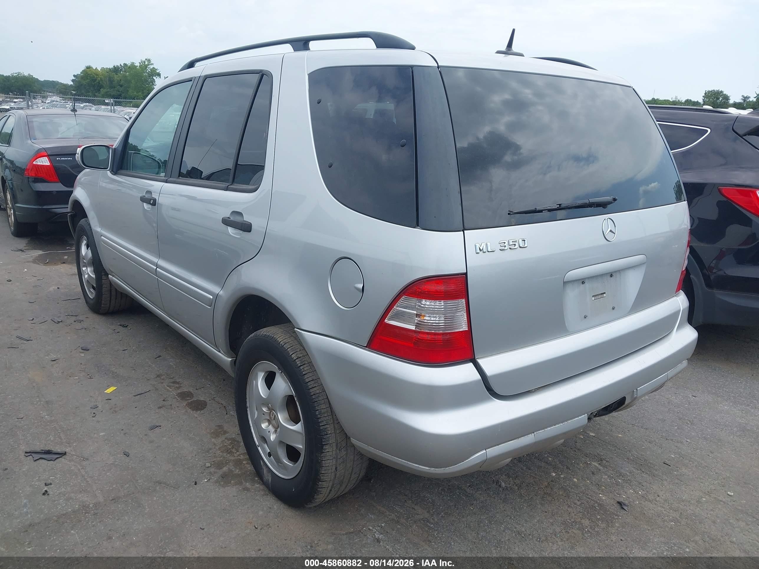 2004 Mercedes-benz Ml 350 4matic Gray vin: 4JGAB57E24A508222