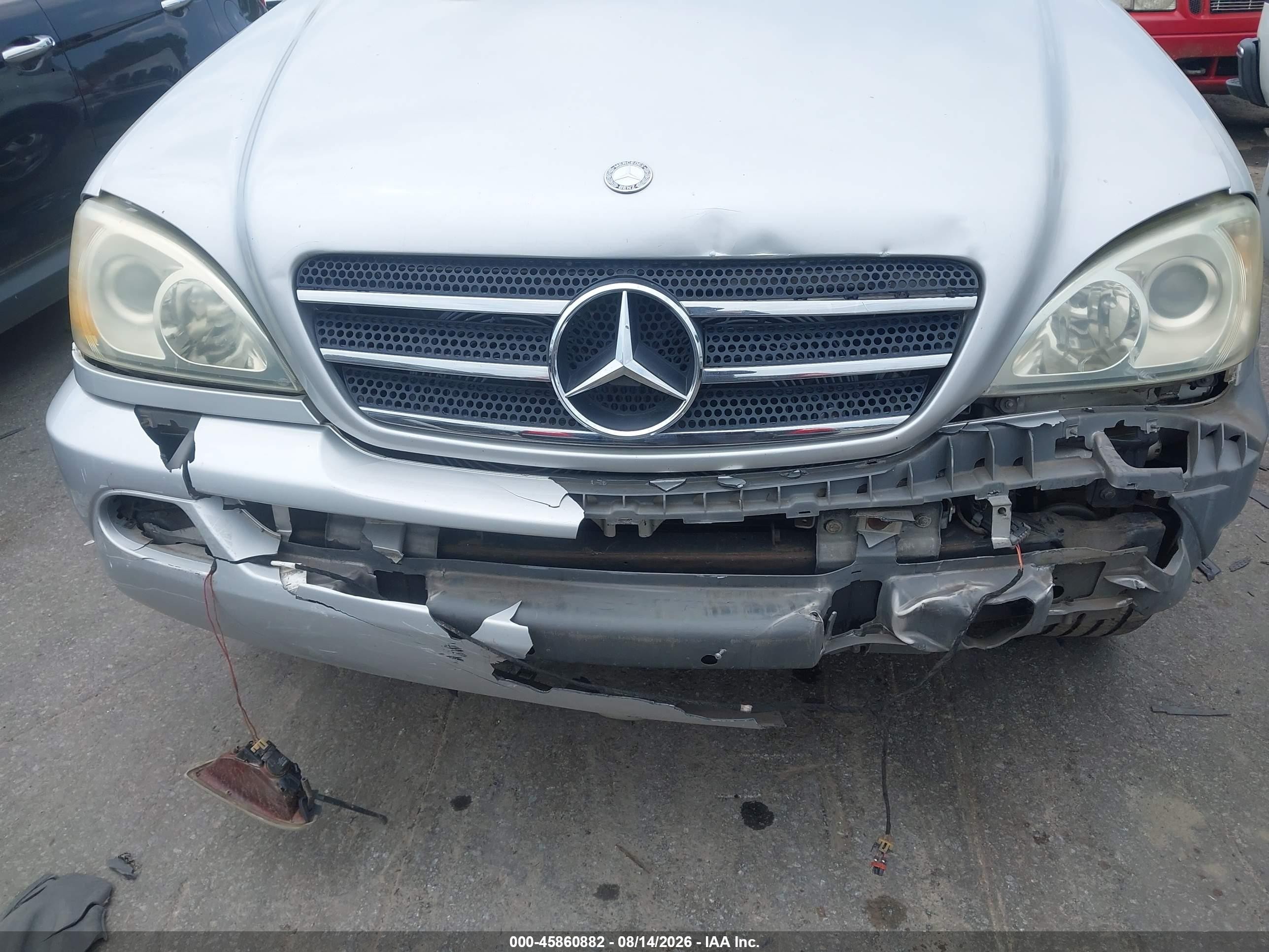 2004 Mercedes-benz Ml 350 4matic Gray vin: 4JGAB57E24A508222