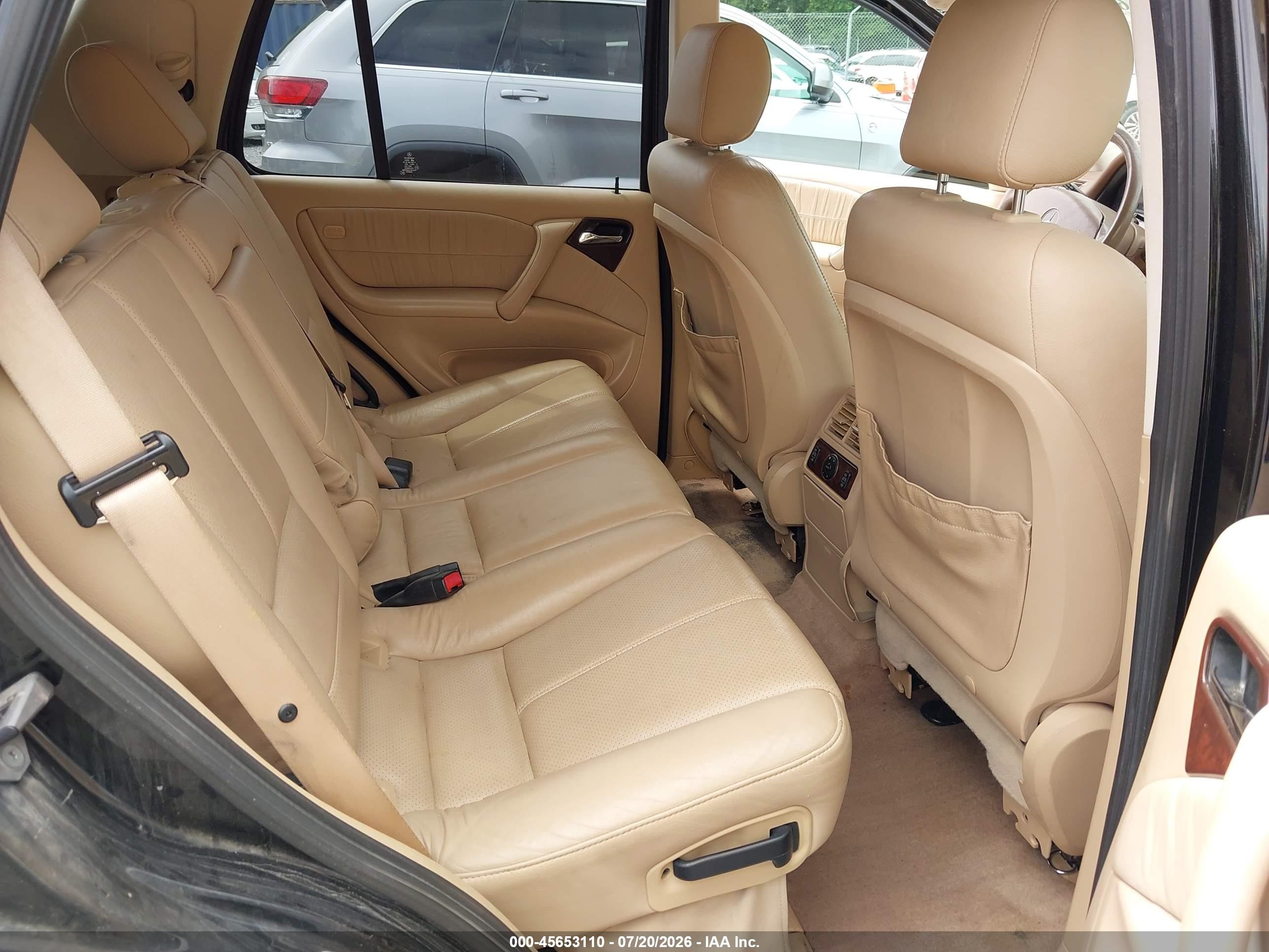 2004 Mercedes-benz Ml 350 4matic Black vin: 4JGAB57E34A496159
