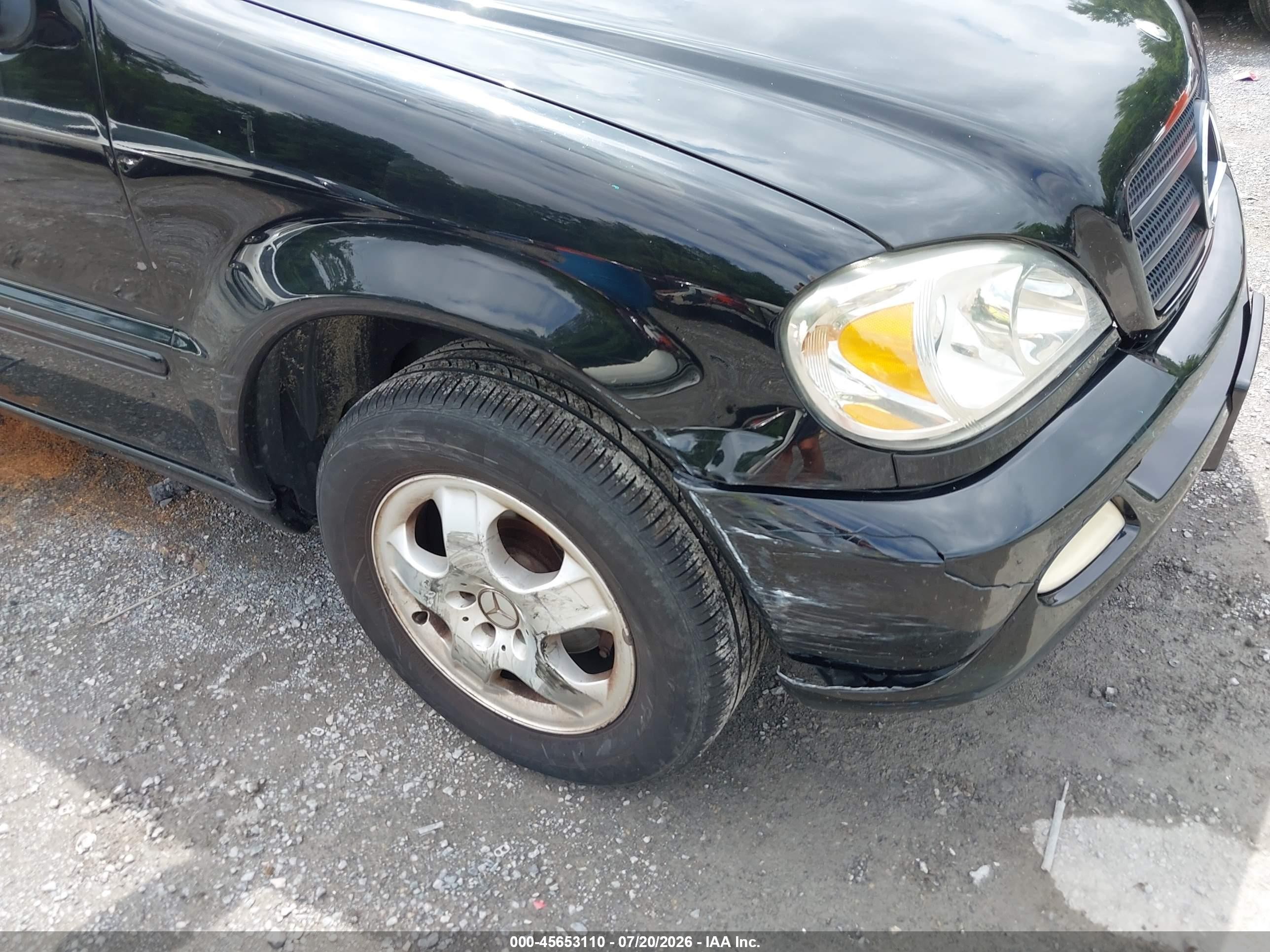 2004 Mercedes-benz Ml 350 4matic Black vin: 4JGAB57E34A496159