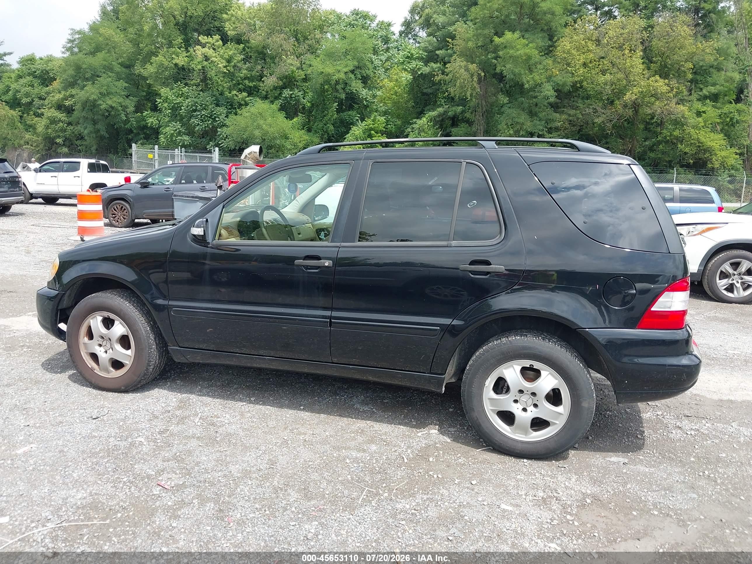 2004 Mercedes-benz Ml 350 4matic Black vin: 4JGAB57E34A496159