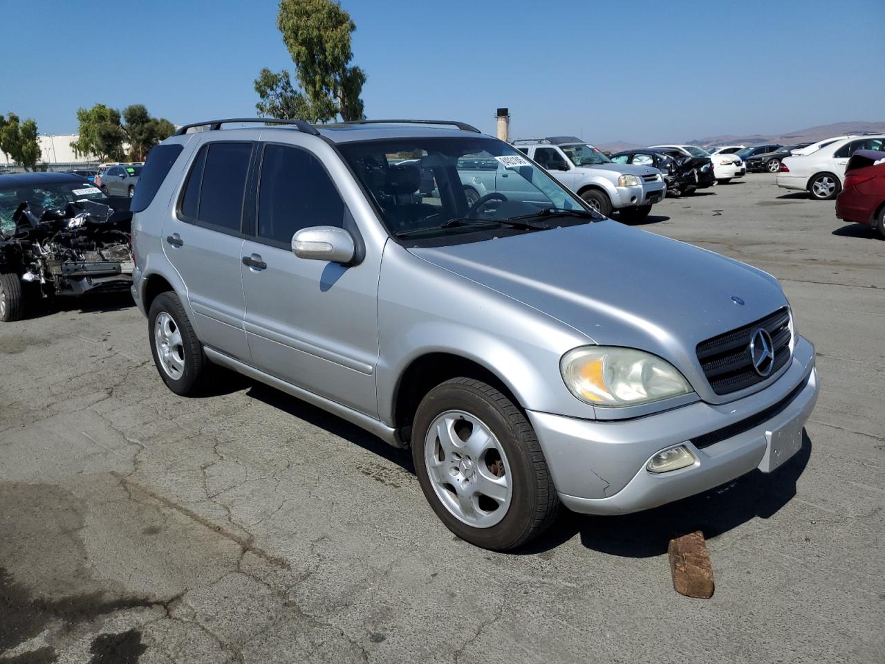 2003 Mercedes-benz Ml 350 Silver vin: 4JGAB57E43A413479