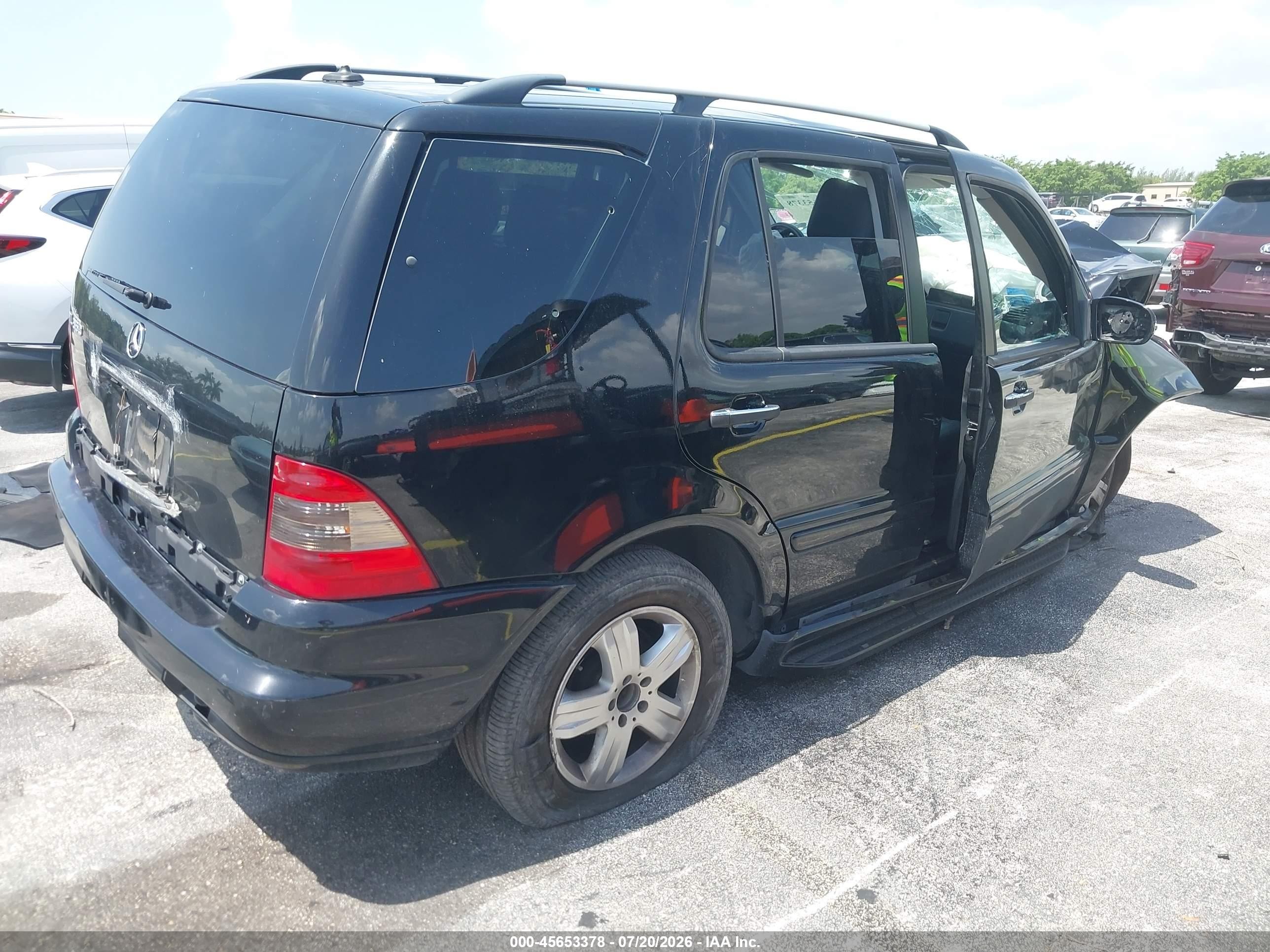 2005 Mercedes-benz Ml 350 4matic Black vin: 4JGAB57E45A530482